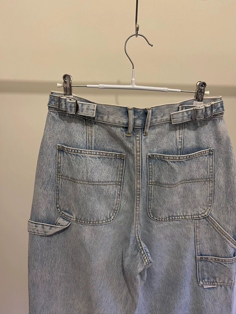 Alexander Wang Alexander Wang Light Blue Denim Cargo Pants- Size 25" / US 0 / IT 36 - 4 Thumbnail