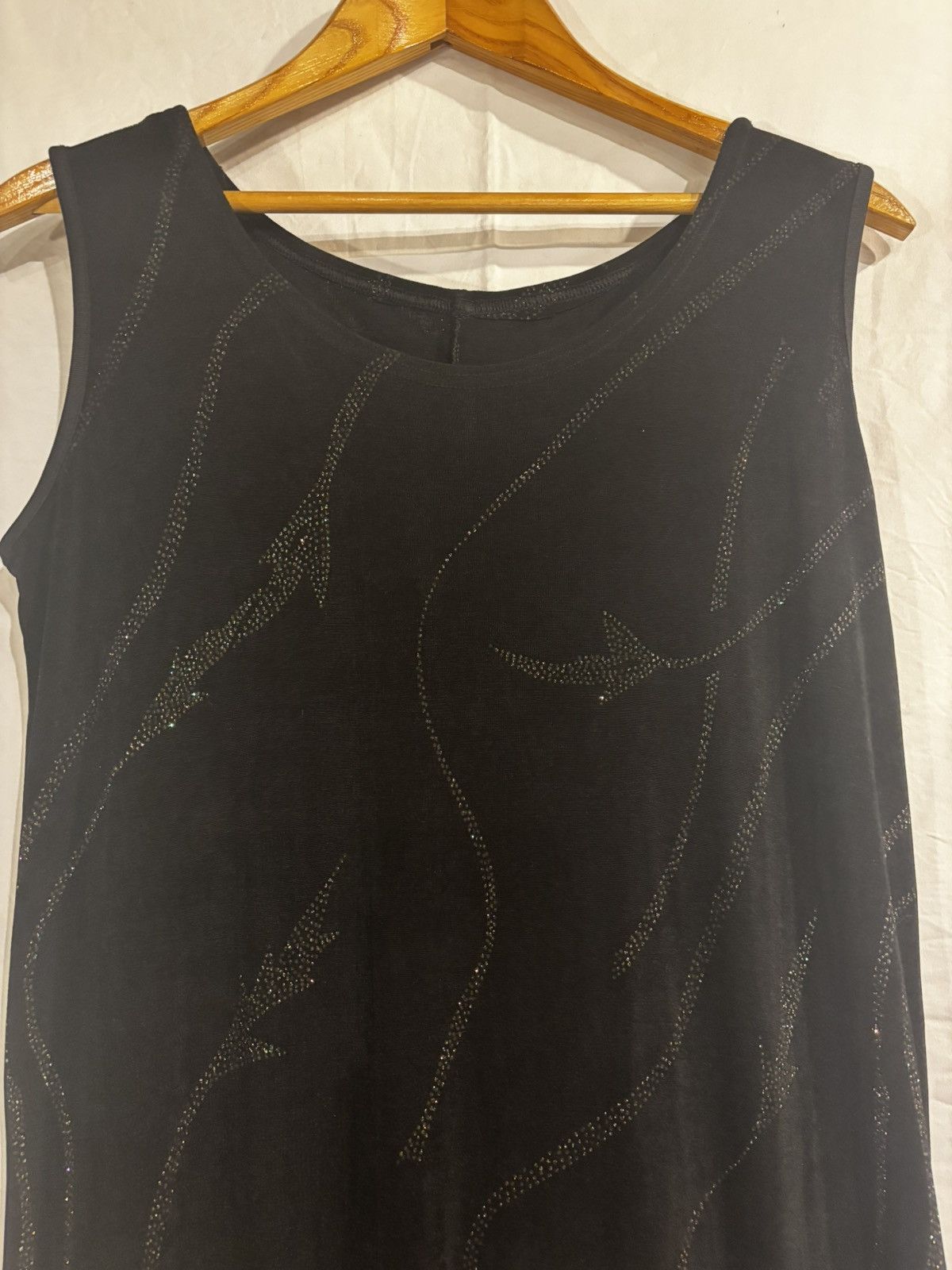 Other Black sleeveless Dress.wd297 Size L / US 10 / IT 46 - 2 Thumbnail