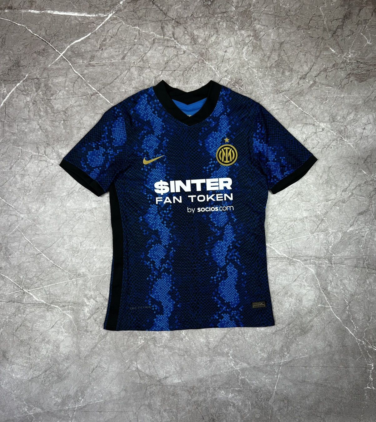 Nike × Vintage Nike Inter Milan Drill Home Jersey Size US L / EU 52-54 / 3 - 1 Thumbnail