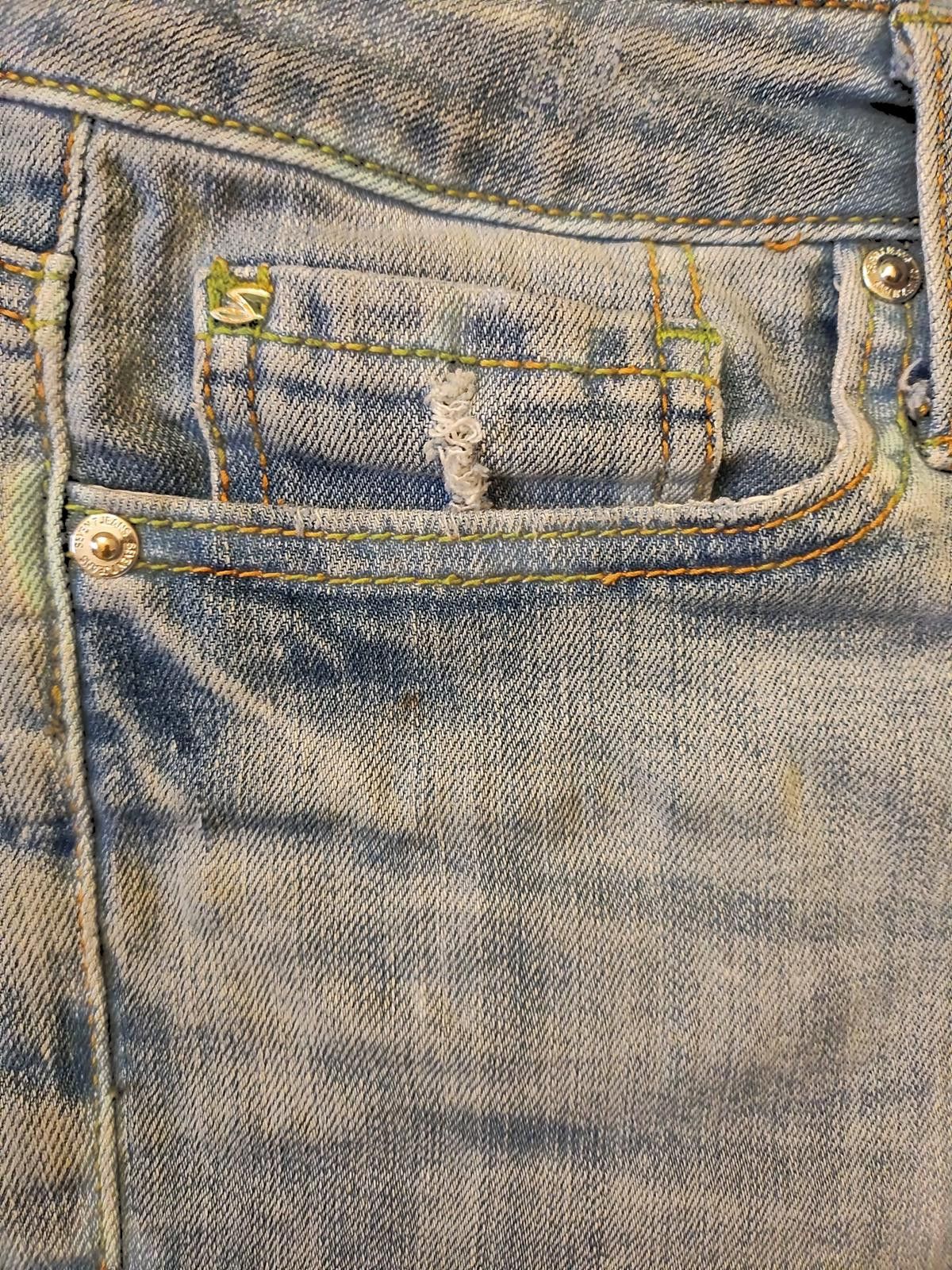 Seven 7 Seven7 Stylish Blue Denim Shorts - Size 6 Size 28" / US 6 / IT 42 - 5 Thumbnail