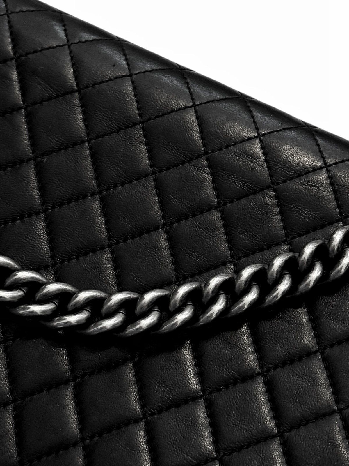 Chanel $9,800 Large Caviar Boy Bag Leather Black Size ONE SIZE - 6 Thumbnail