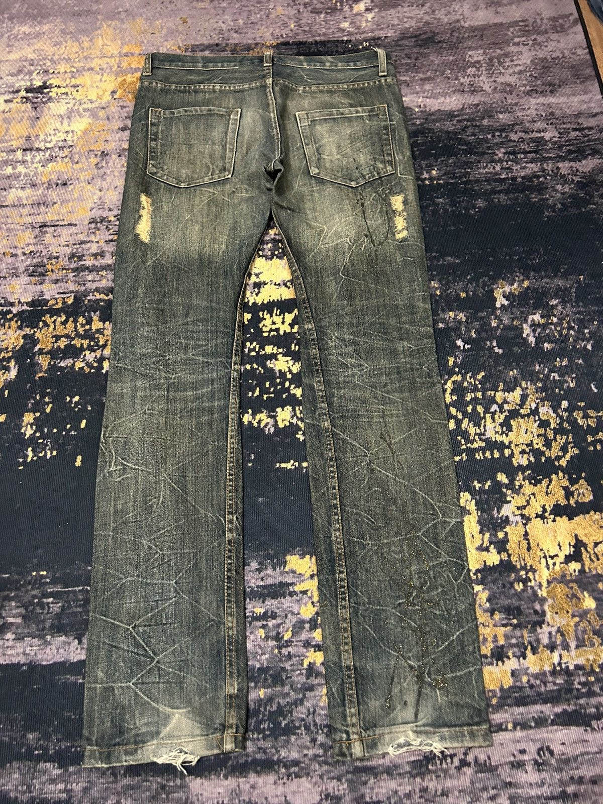 Tornado Mart Kui Mudwash Clawmark Distressed Jeans Size US 36 / EU 52 - 6 Thumbnail