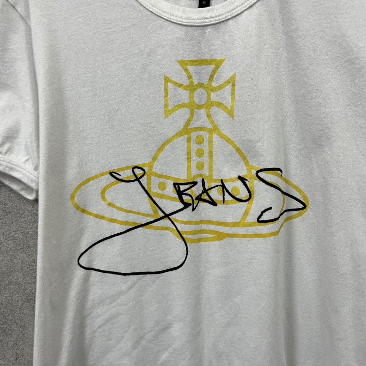 Vivienne Westwood Vivienne Westwood T shirt Big Logo White Size US M / EU 48-50 / 2 - 5 Thumbnail