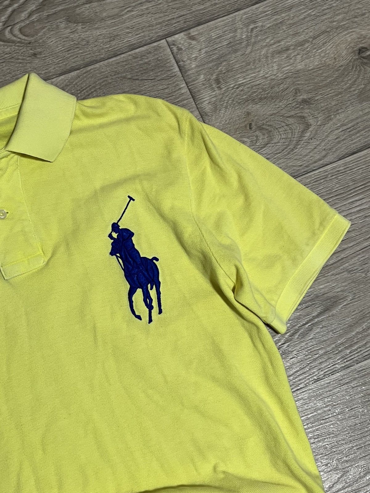 Polo Ralph Lauren × Vintage POLO RALPH LAUREN NUMBER 3 YELLOW POLO SHIRT Size US M / EU 48-50 / 2 - 4 Thumbnail