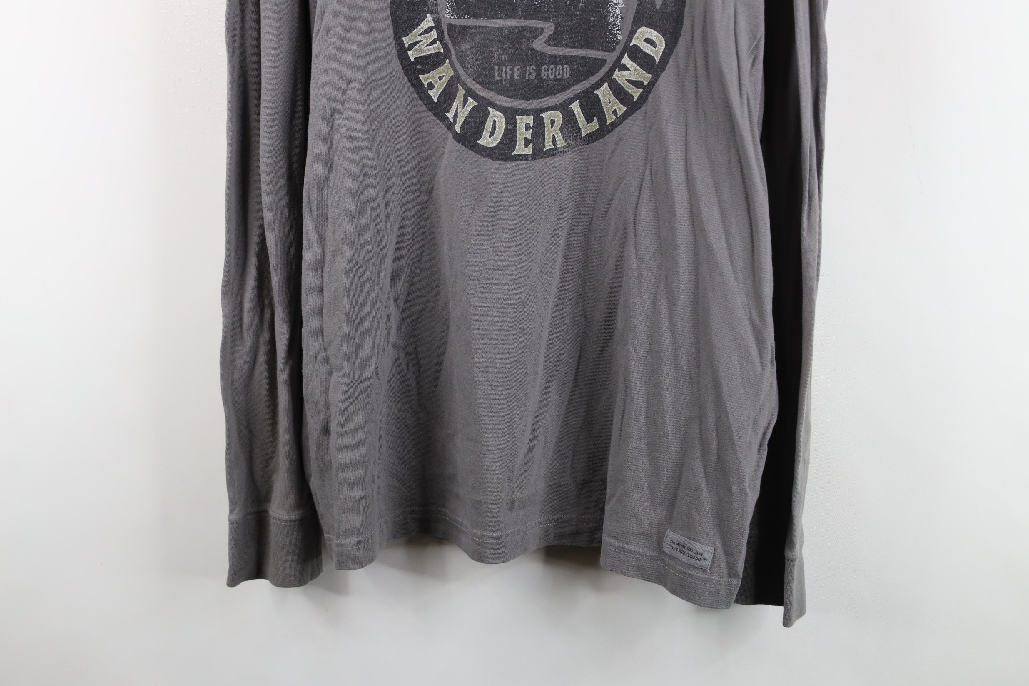 Life is Good Life Is Good Spell Out Winter Wanderland Long Sleeve T-Shirt Size US L / EU 52-54 / 3 - 3 Thumbnail