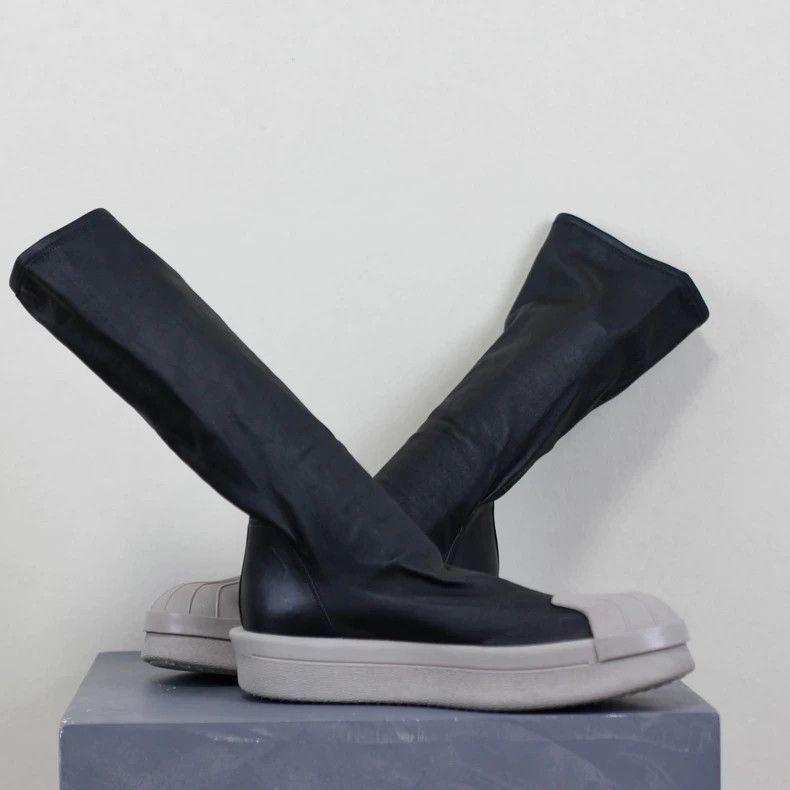 Rick Owens rickowens adidas Co-branded Shell Toe Boots-2508 Size US 9 / EU 42 - 3 Thumbnail