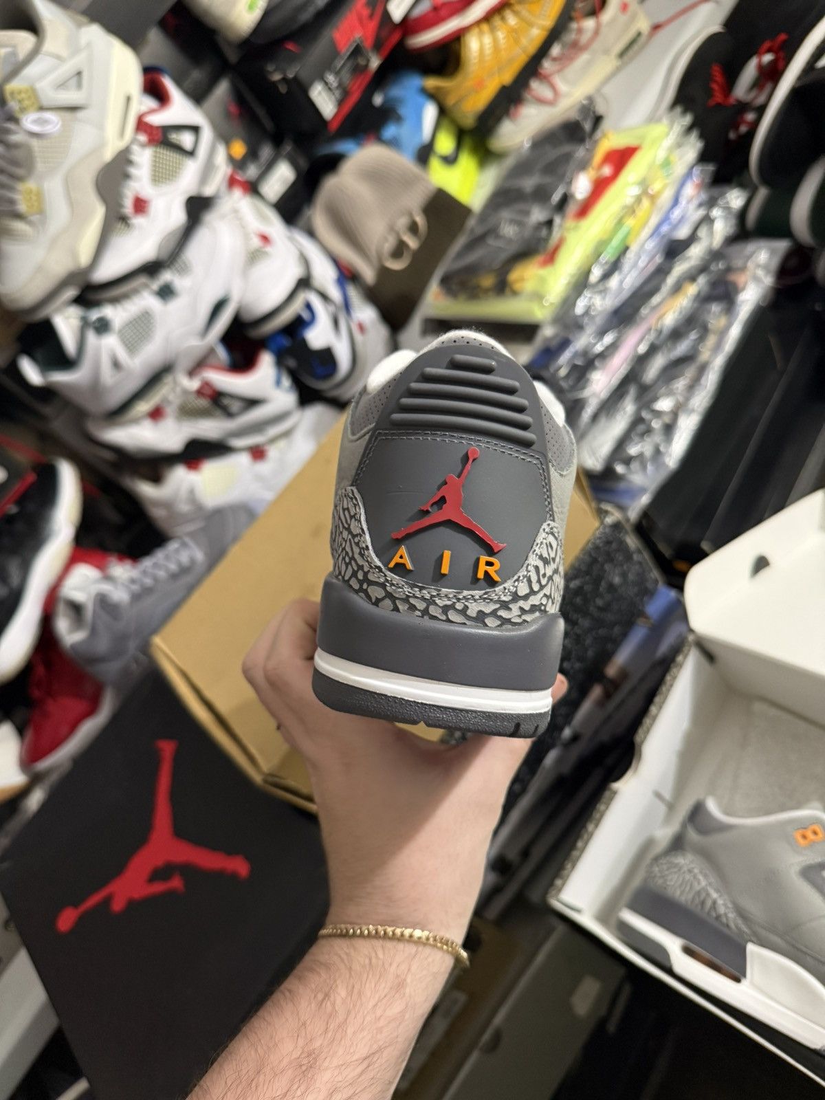 Jordan Brand Jordan retro 3 cool grey sz 10 Size US 10 / EU 43 - 4 Thumbnail