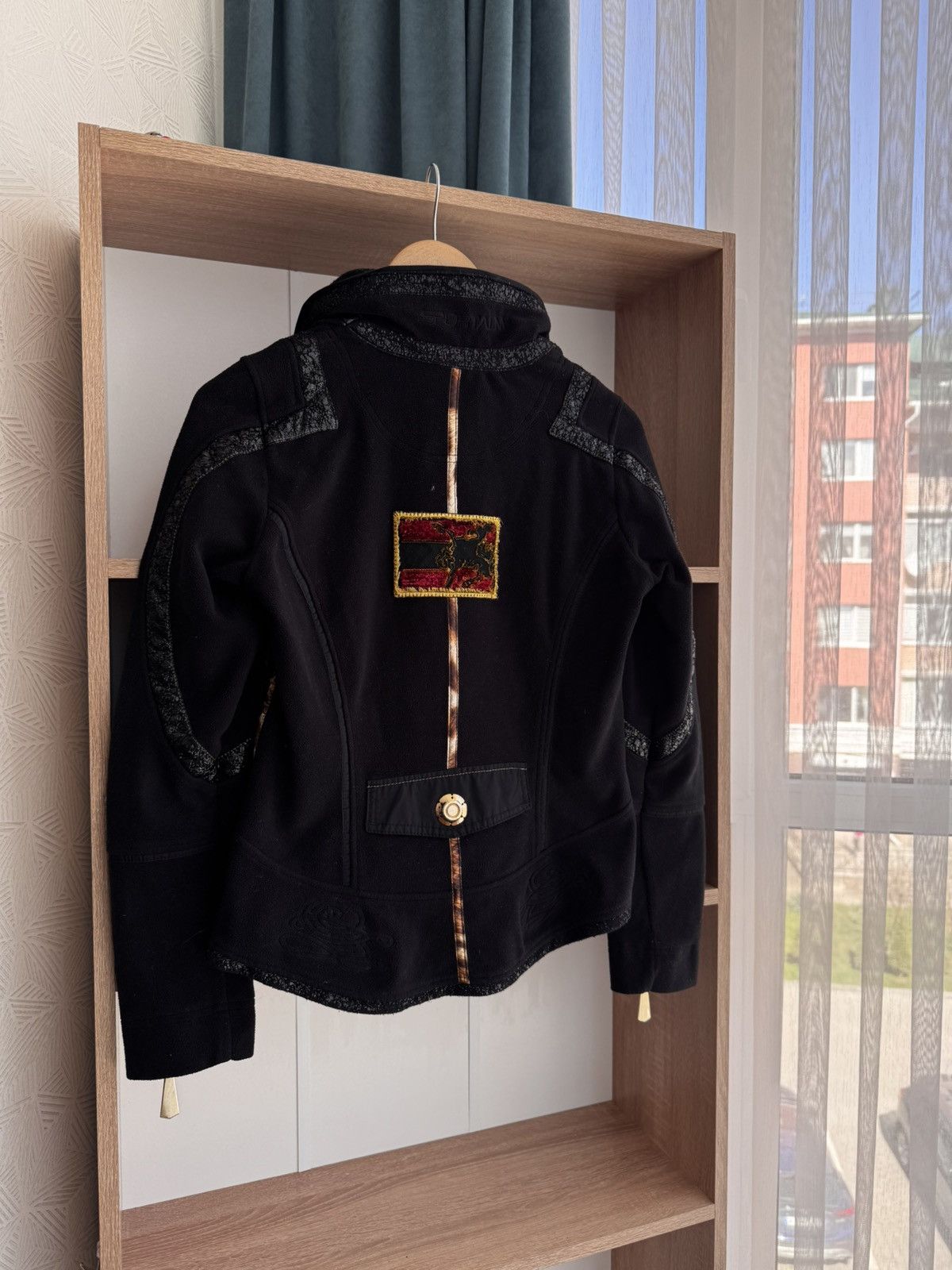 Sportalm Kitzbuhel × Vintage Vintage Sportalm Luxury Leopard Black Blazer Size S / US 4 / IT 40 - 14 Thumbnail