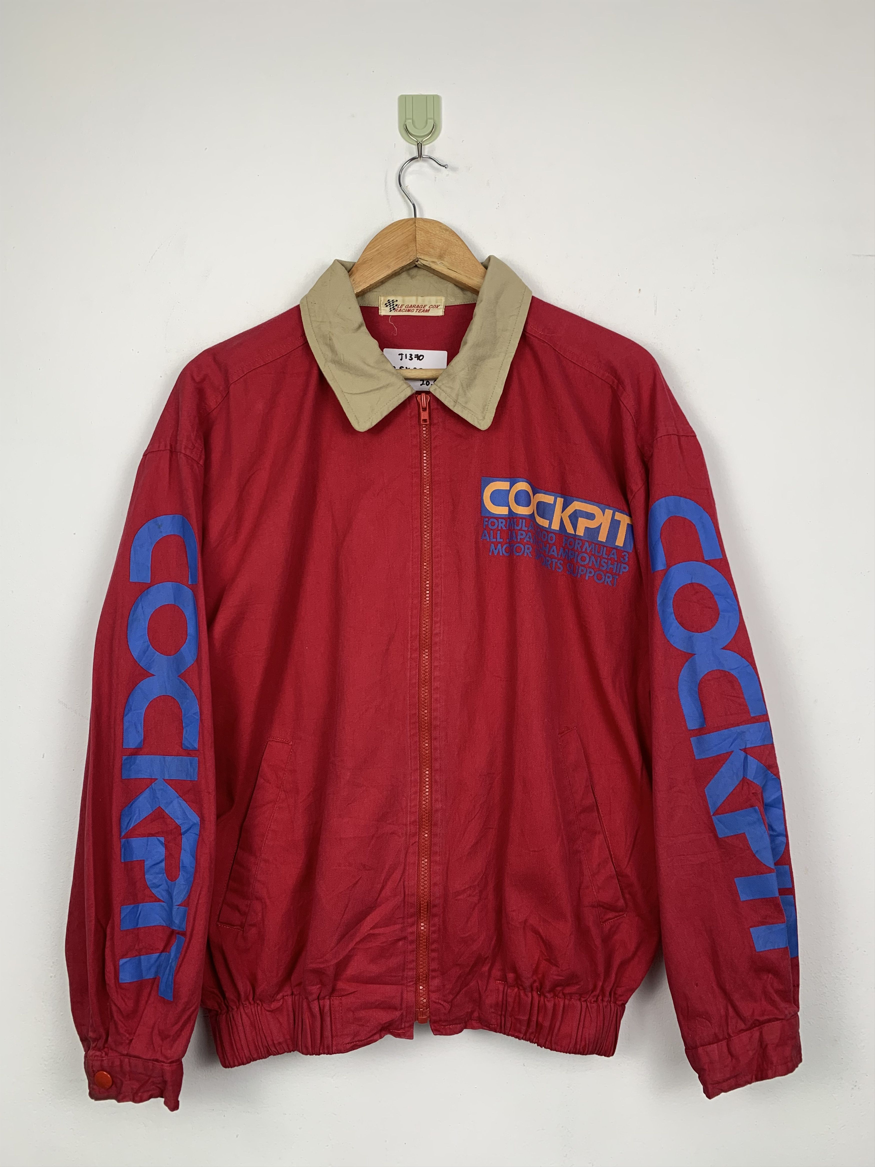 Vintage Vintage 80s Bridgestone Cockpit Racing Bomber Jacket J1370 Size US M / EU 48-50 / 2 - 3 Thumbnail
