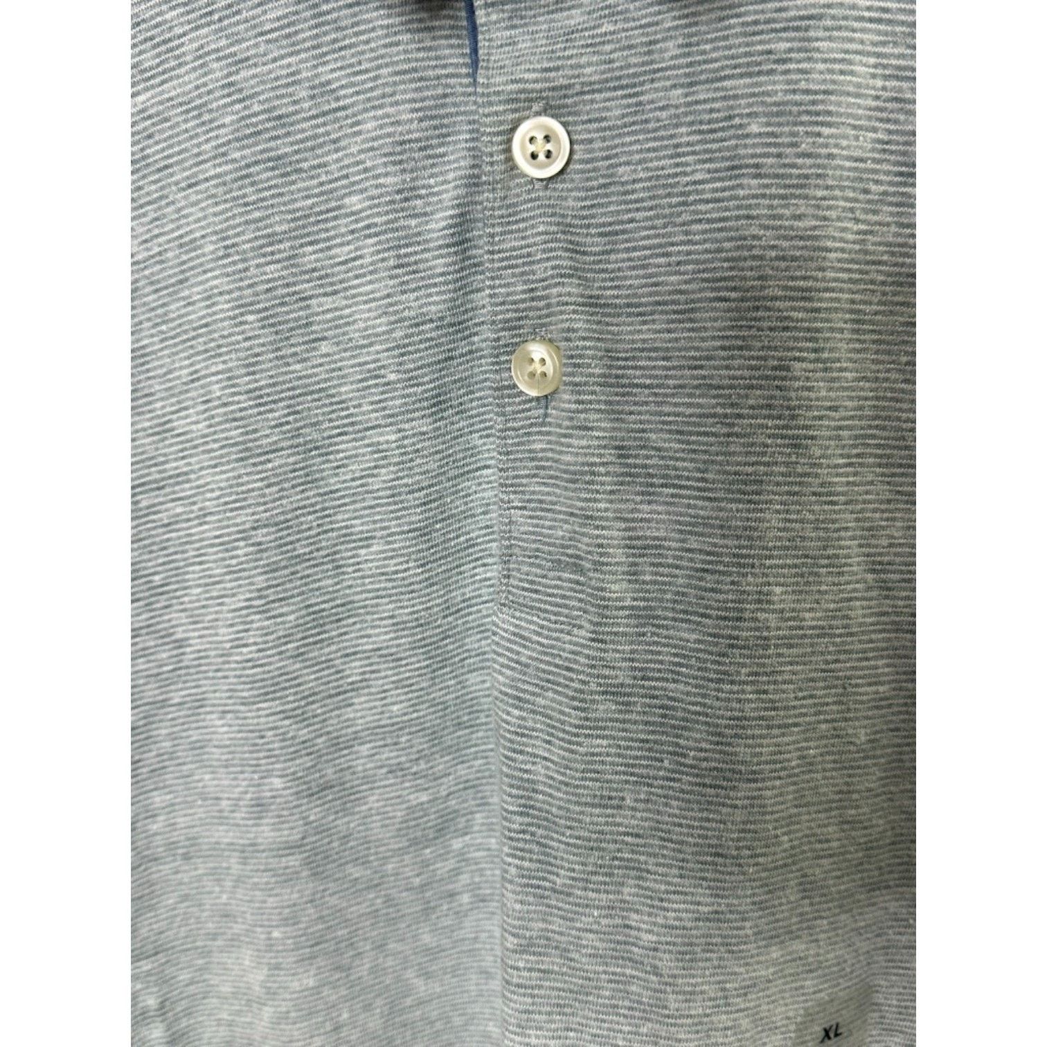 Gap Gap Blue Stripe Short Sleeve Cotton Blend Polo XL NWT Size US XL / EU 56 / 4 - 6 Thumbnail
