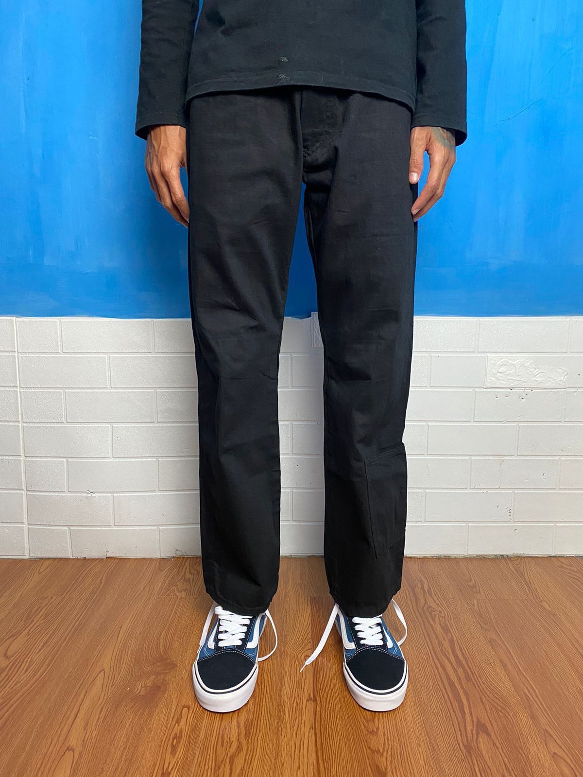Yohji Yamamoto Yohji Yamamoto Pour Homme Black Denim Size US 30 / EU 46 - 1 Thumbnail