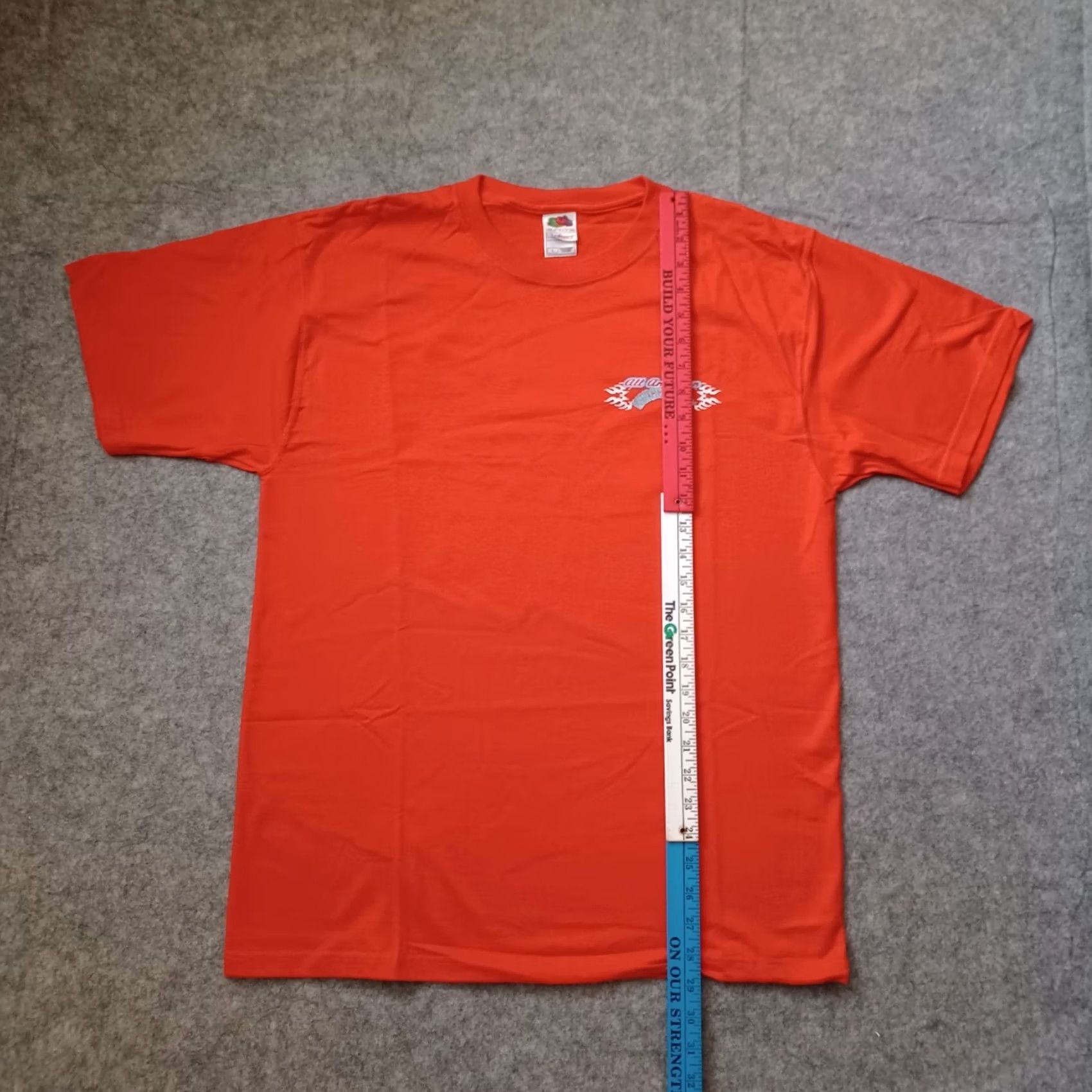 Fruit Of The Loom Nike Shirt Men's L Orange Logo Motorcycle Madness Santa Maria California 2004 USA Size US L / EU 52-54 / 3 - 7 Thumbnail