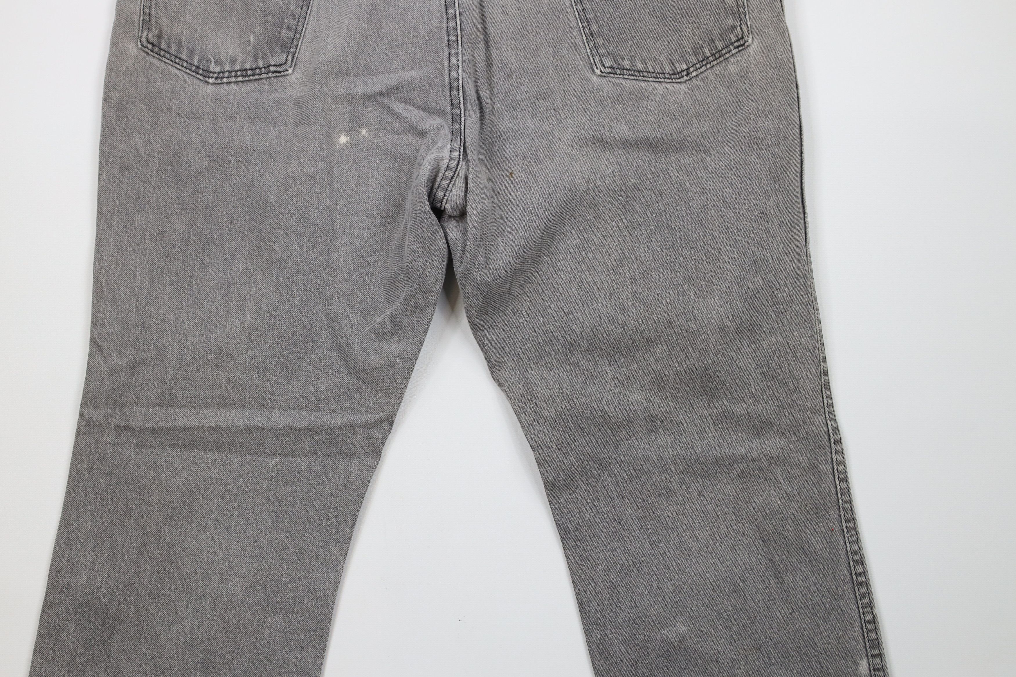Vintage Vintage 90s Streetwear Flared Bootcut Denim Jeans Gray USA Size US 40 / EU 56 - 10 Thumbnail