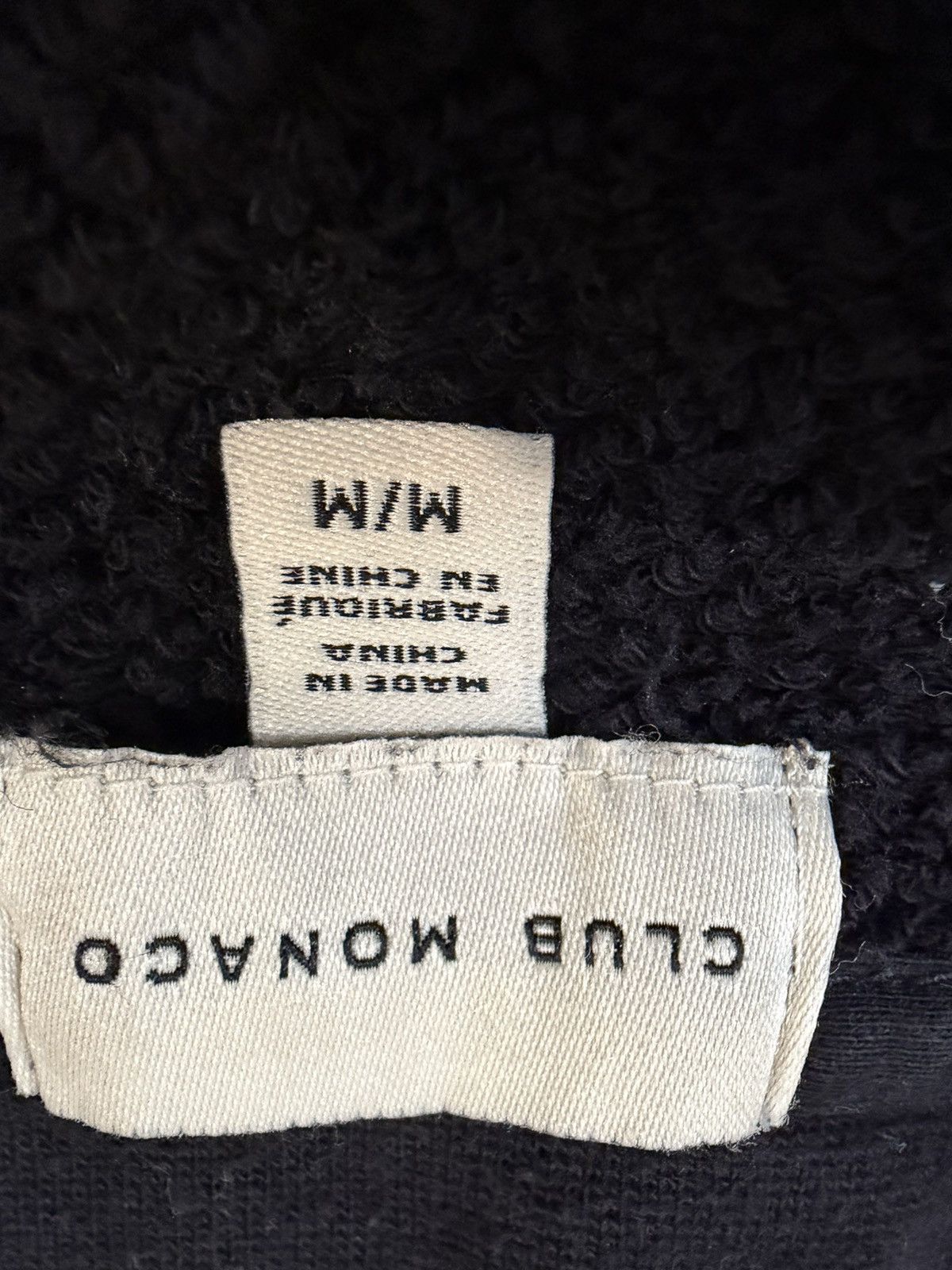 Club Monaco Terry cloth and cotton fleece sweatshirt excellent Size US M / EU 48-50 / 2 - 4 Thumbnail