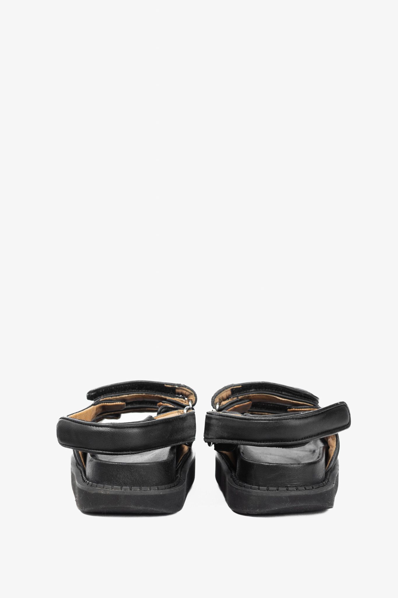 Isabel Marant Isabel Marant Madee Black Leather Padded Dad Sandals Size US 8.5 / IT 38.5 - 3 Thumbnail