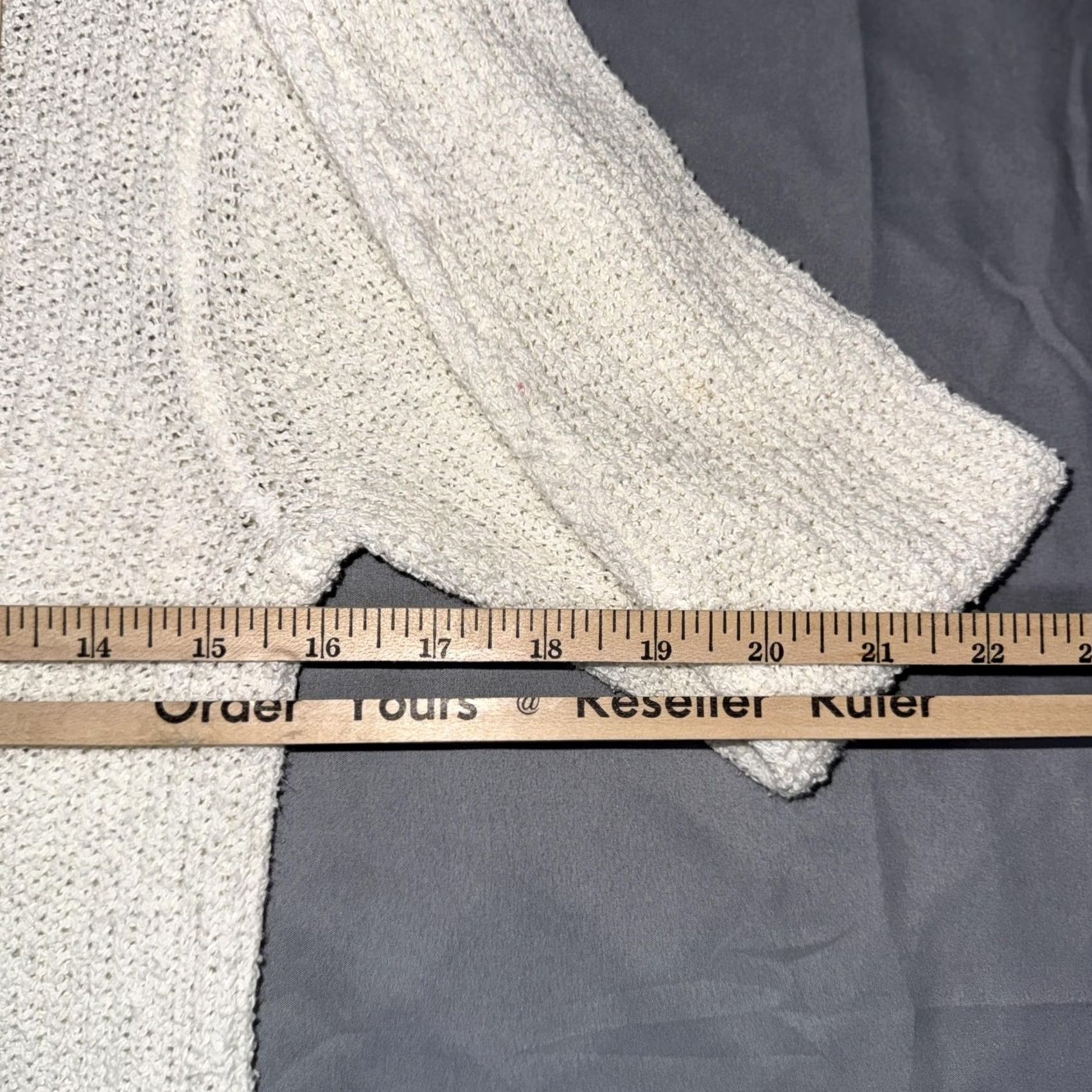 Rag & Bone rag & bone Shirt Womens XS Color White Pullover Knit Open Knit Lightweight Casual High-Low Hem Sweater Size XS / US 0-2 / IT 36-38 - 6 Thumbnail