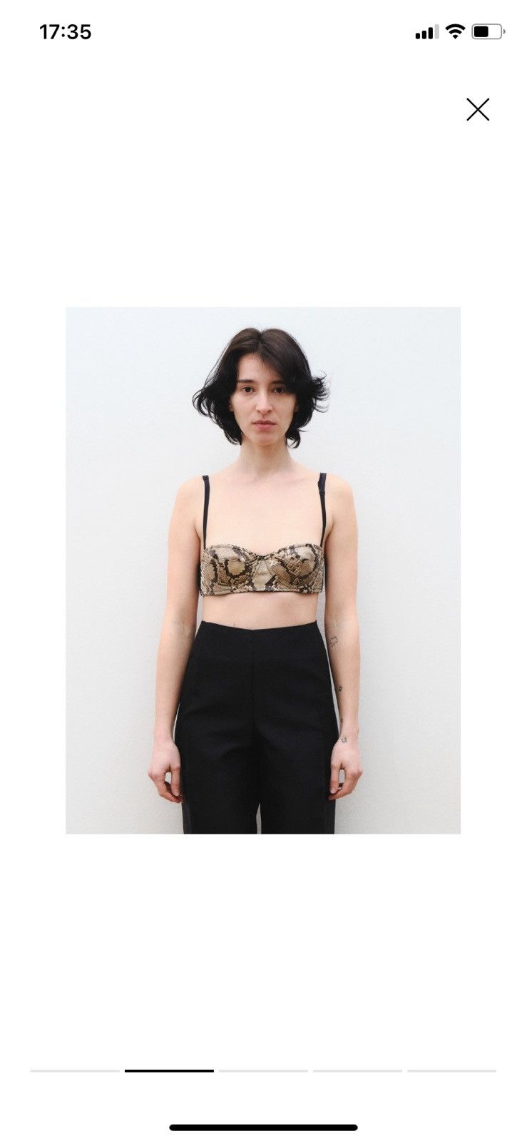 Dolce & Gabbana Dolce&Gabbana bralette in pitone. Size XS / US 0-2 / IT 36-38 - 2 Thumbnail