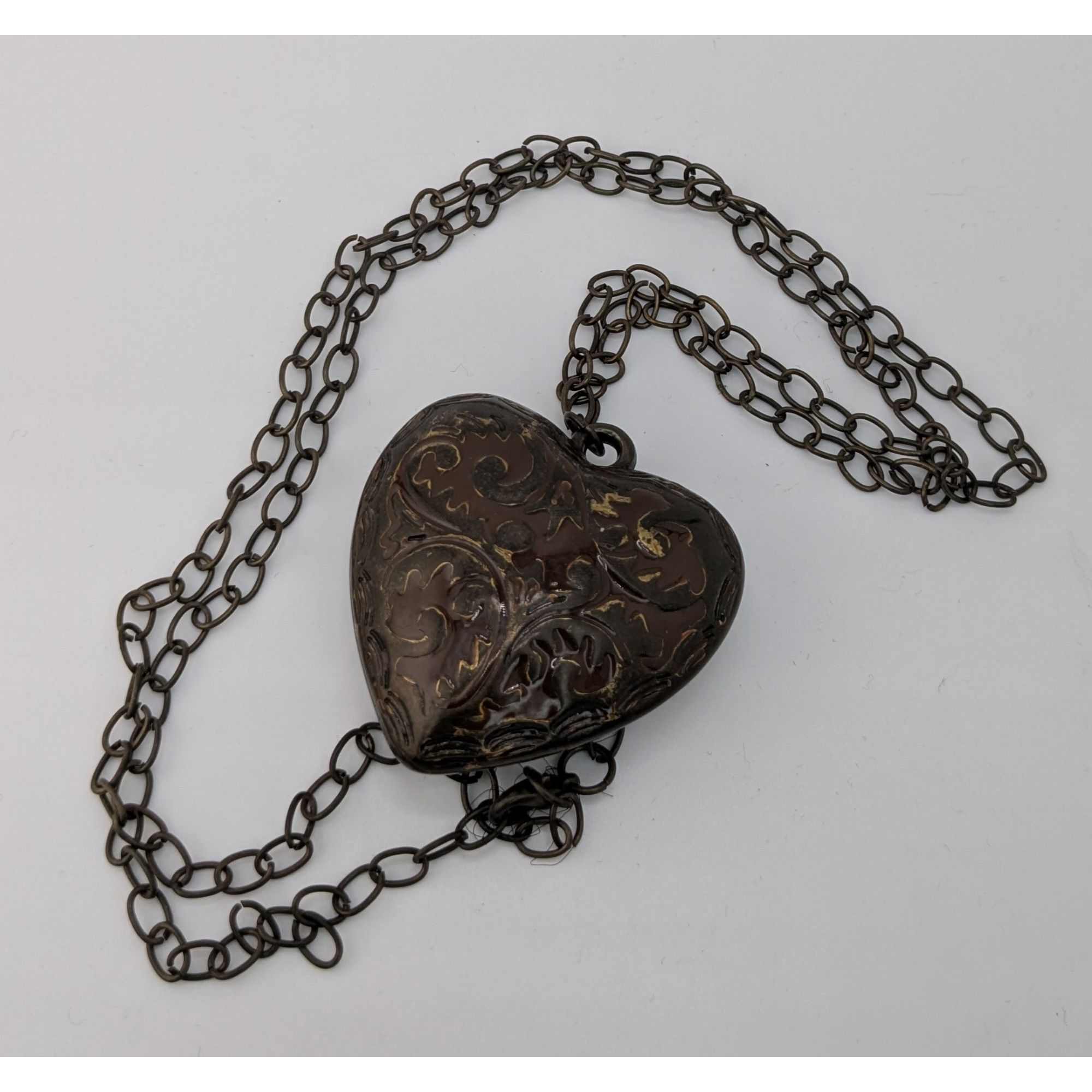 Other Victorian-Inspired Steampunk Heart Pendant Necklace With Bro Size ONE SIZE - 3 Thumbnail
