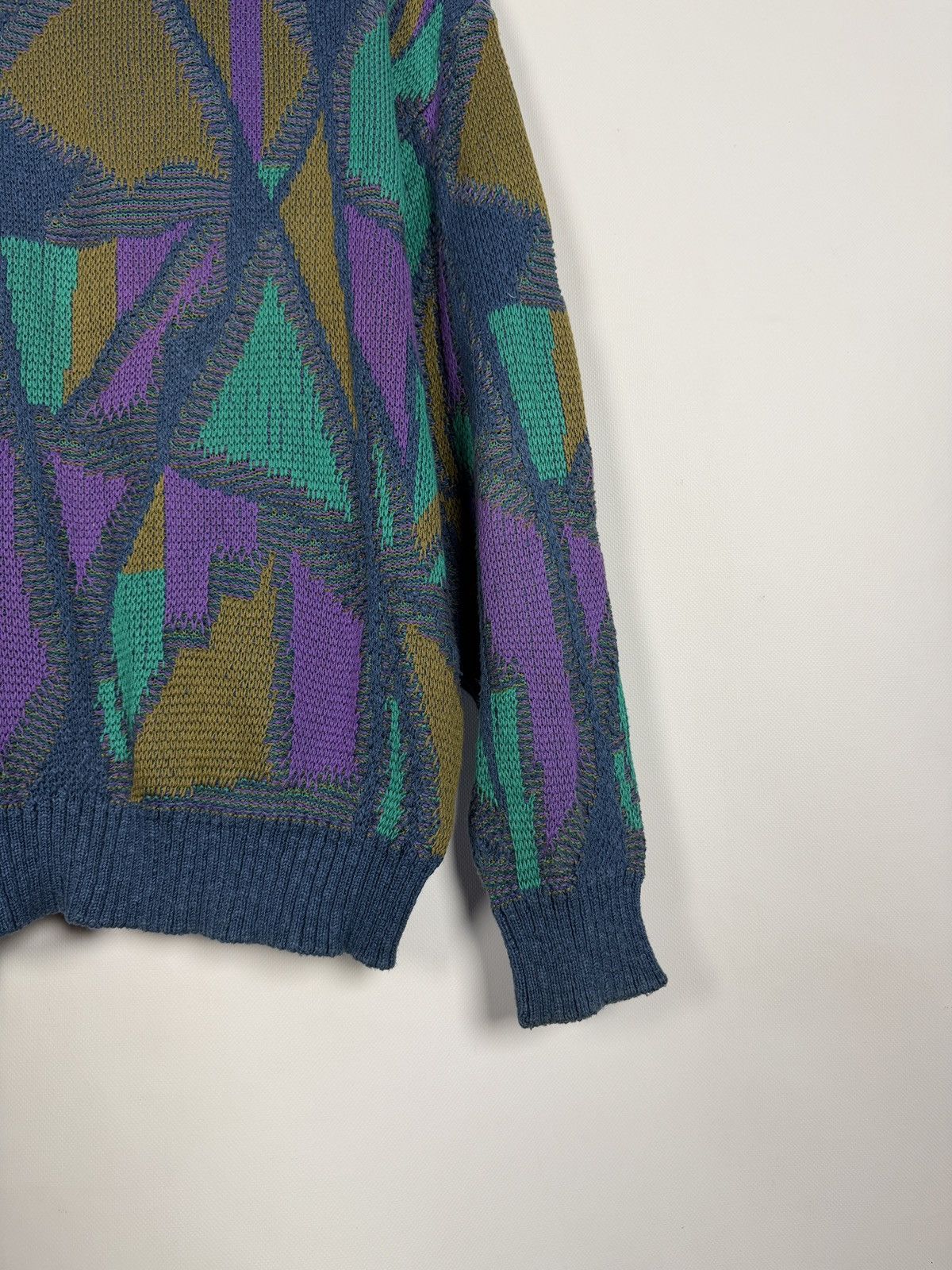 Carlo Colucci Carlo Colucci Moda Uomo Vintage V-Neck Knit Sweater Size 54 Size US L / EU 52-54 / 3 - 15 Thumbnail