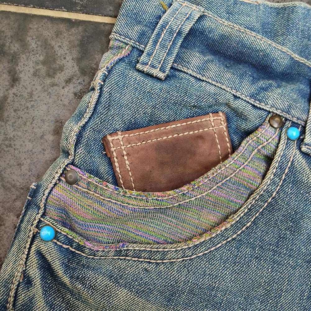 Japanese Brand × Vintage gumu international distressed denim Size US 32 / EU 48 - 4 Thumbnail