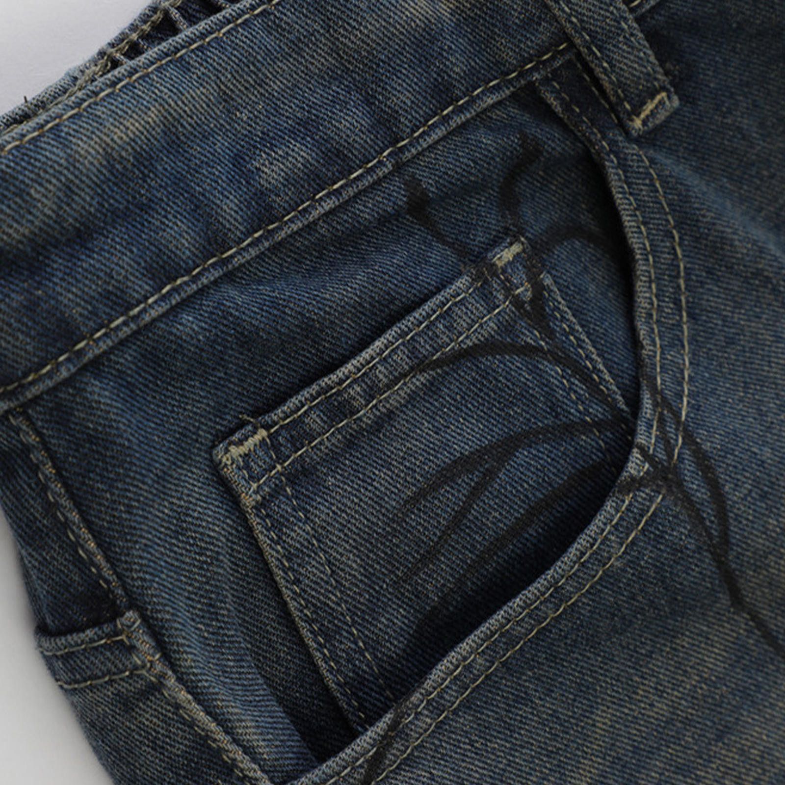 Jean × Vintage Spider Graphic Denim Shorts Size US 32 / EU 48 - 5 Thumbnail