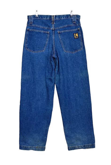 Karl Kani BAGGY WORKWEAR - Relaxed fit jeans - dirty vintage blue/dark-blue  denim 