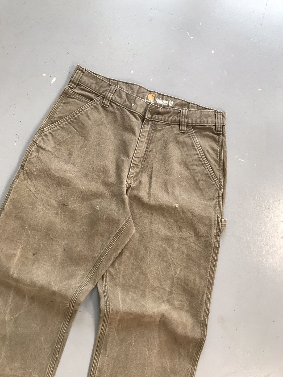 Carhartt × Vintage Vintage Carhartt carpenter relax fit denim Size US 33 - 3 Thumbnail