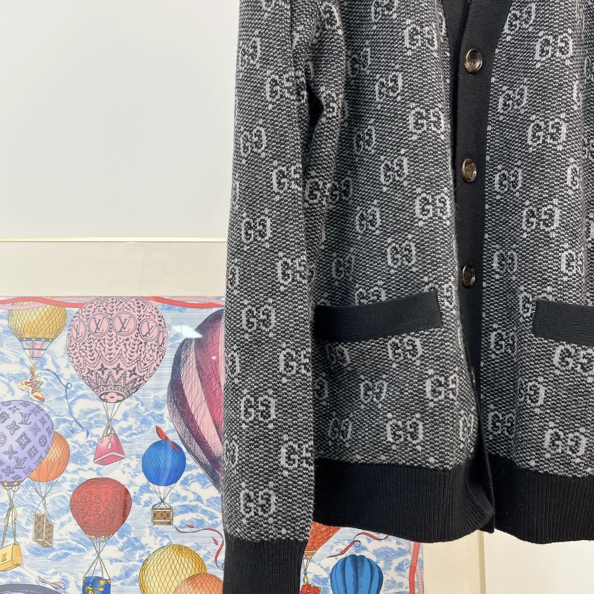 Gucci Gucci Wool Double G Knit Cardigan Large Size US L / EU 52-54 / 3 - 4 Thumbnail