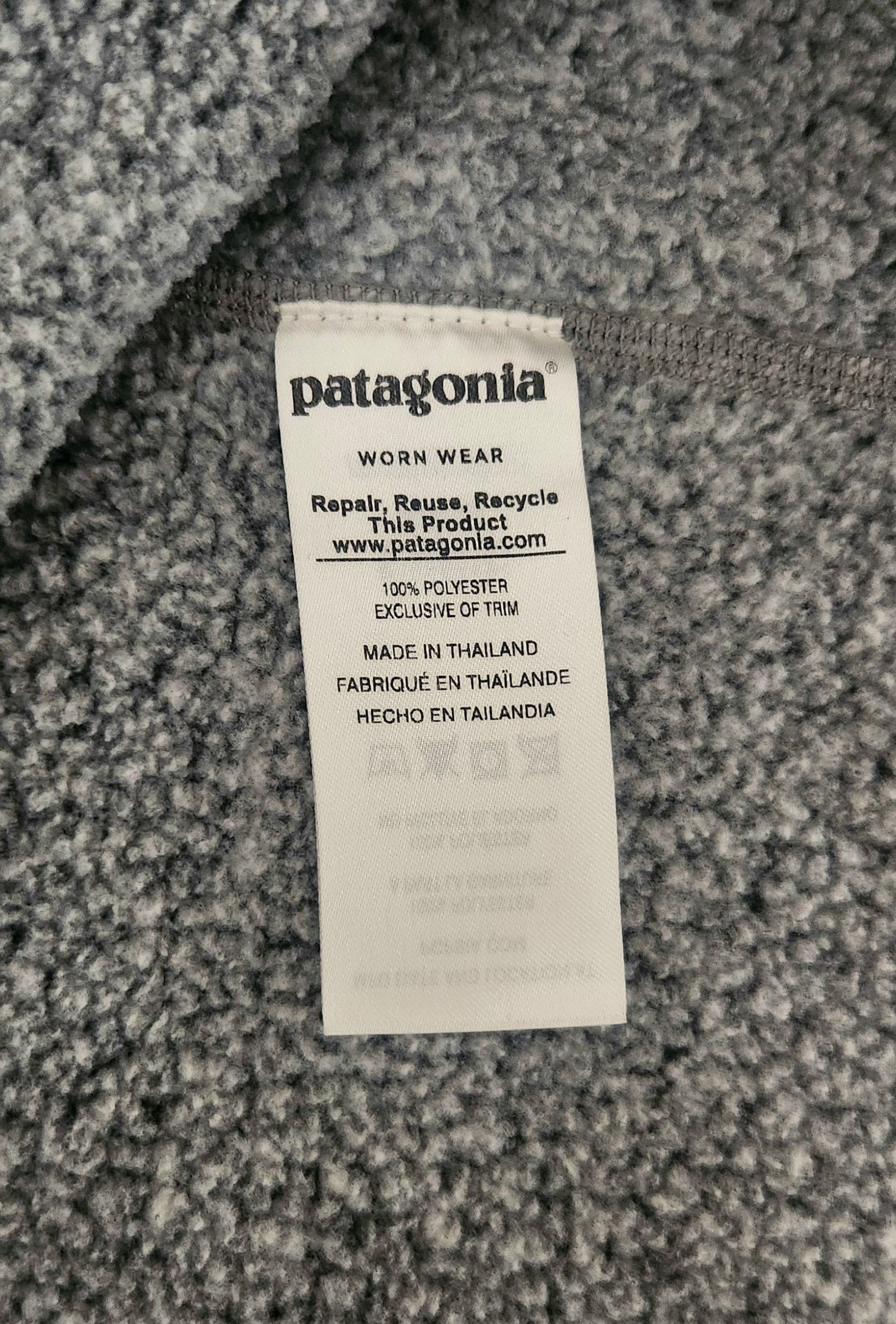 Patagonia Patagonia Women's Better Sweater Gray Heathered 1/4 Quarter Size L / US 10 / IT 46 - 8 Thumbnail