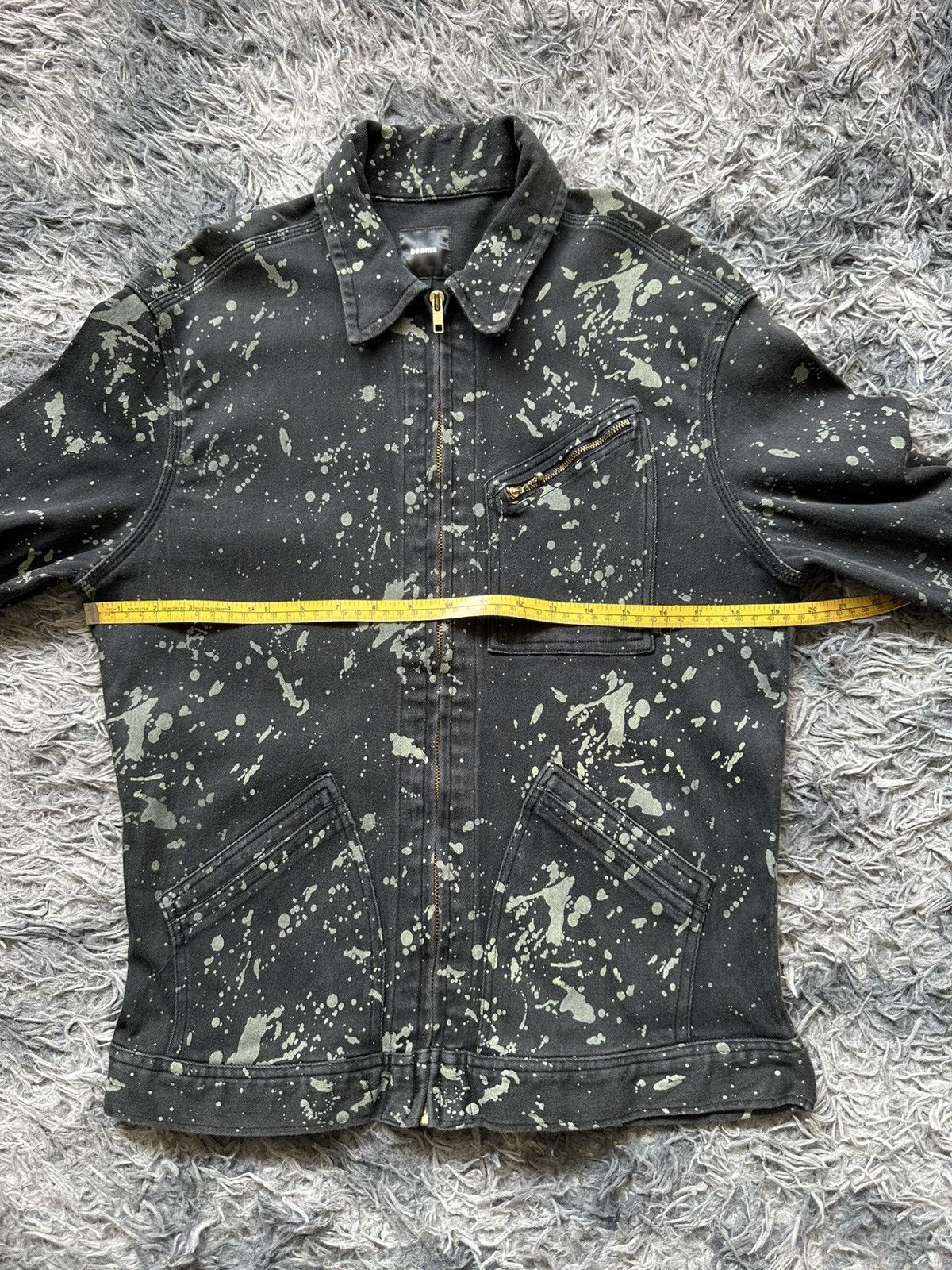 Beams Japan 2007 S/S BEAMS Japan painted zipper jacket Size US M / EU 48-50 / 2 - 12 Thumbnail