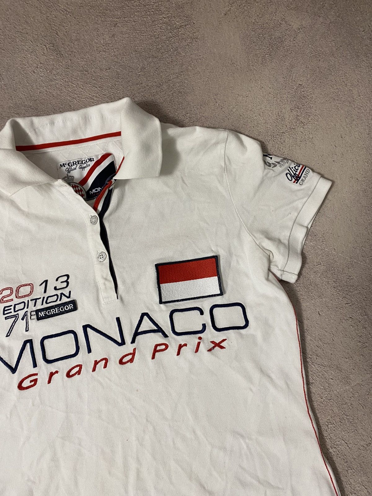 Japanese Brand Vintage Monaco Polo Ralph Lauren style Rugby Polo Size M / US 6-8 / IT 42-44 - 3 Thumbnail