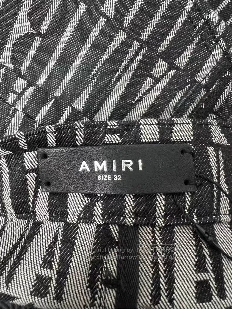 Other Amiri Letter Logo Side Button Denim Pants Size US 32 / EU 48 - 3 Thumbnail