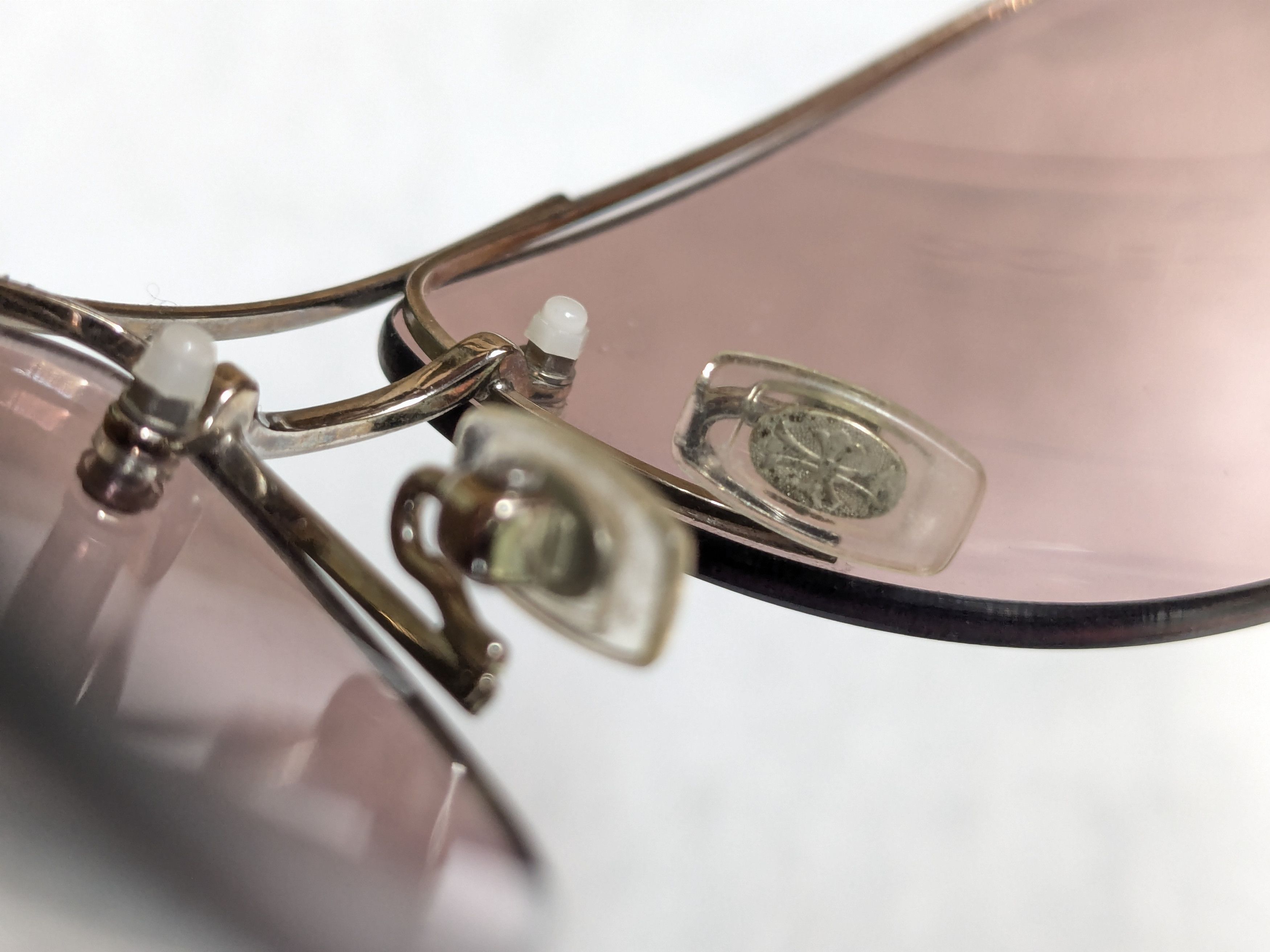 Chrome Hearts Chrome Hearts Classic Oval Sunglasses Pink Aviator Size ONE SIZE - 14 Thumbnail