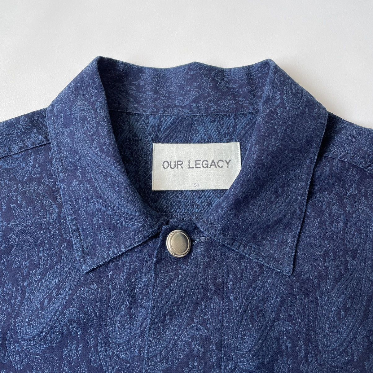 Our Legacy ‘Indigo Paisley’ Denim Jacket Size US M / EU 48-50 / 2 - 3 Thumbnail