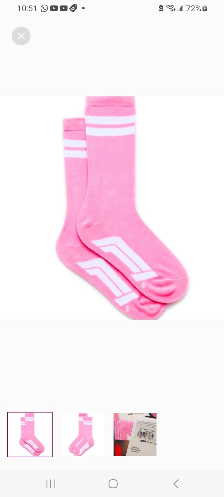 Formula 1 × Pacsun Formula 1 x PacSun Crew Socks Size ONE SIZE - 1 Thumbnail