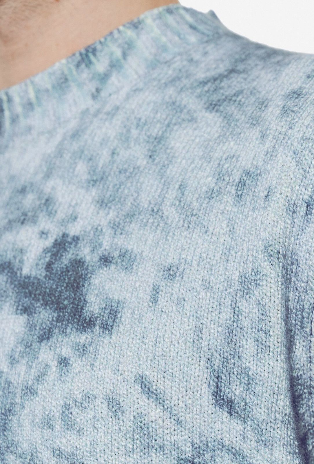 Acne Studios Acne Studios Acid Print Bleached Cotton Sweater Size US M / EU 48-50 / 2 - 3 Thumbnail