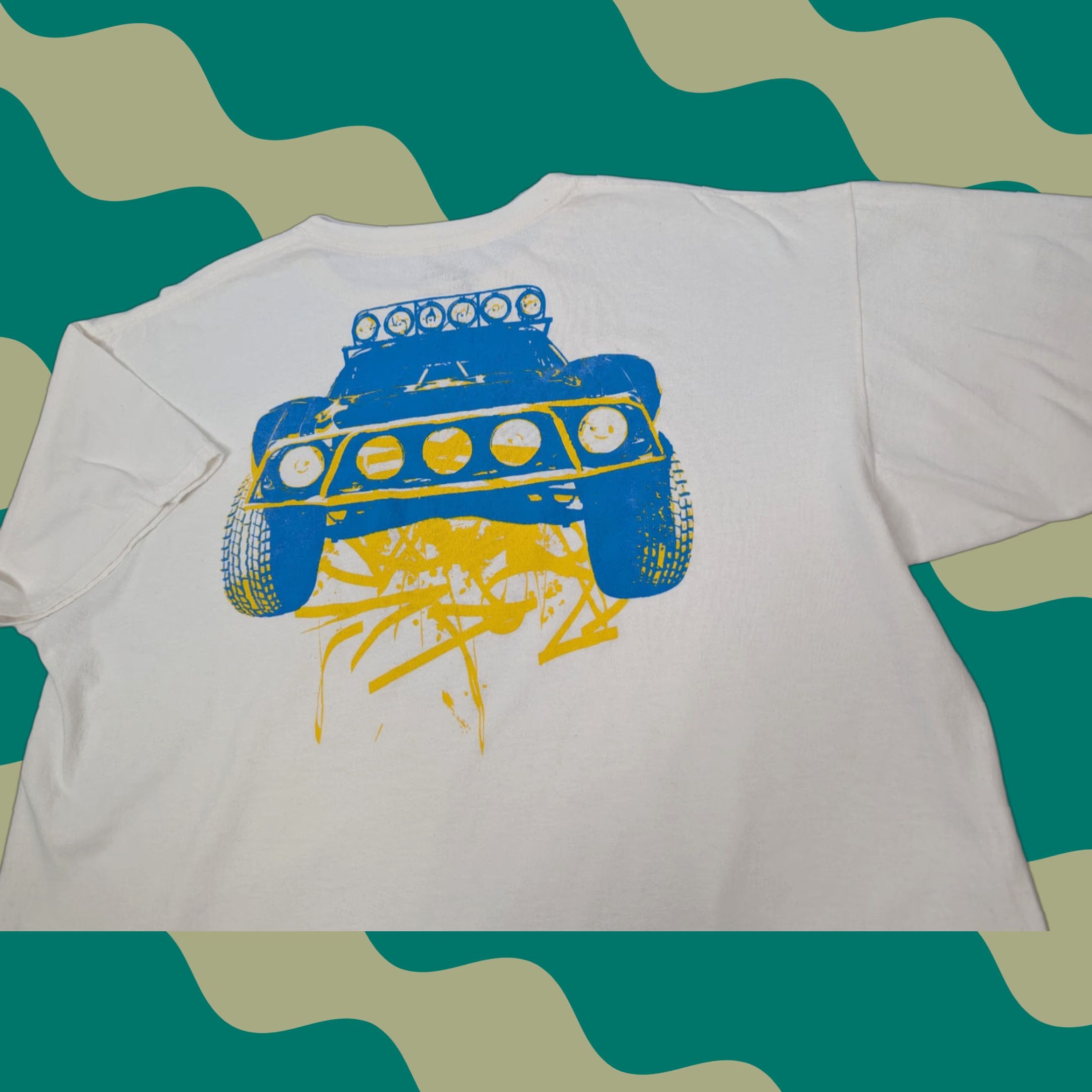 Port & Company VINTAGE Race Desert T-Shirt Men's 2XL White Motocross Dirt Off Roading ATV Size US XXL / EU 58 / 5 - 1 Thumbnail