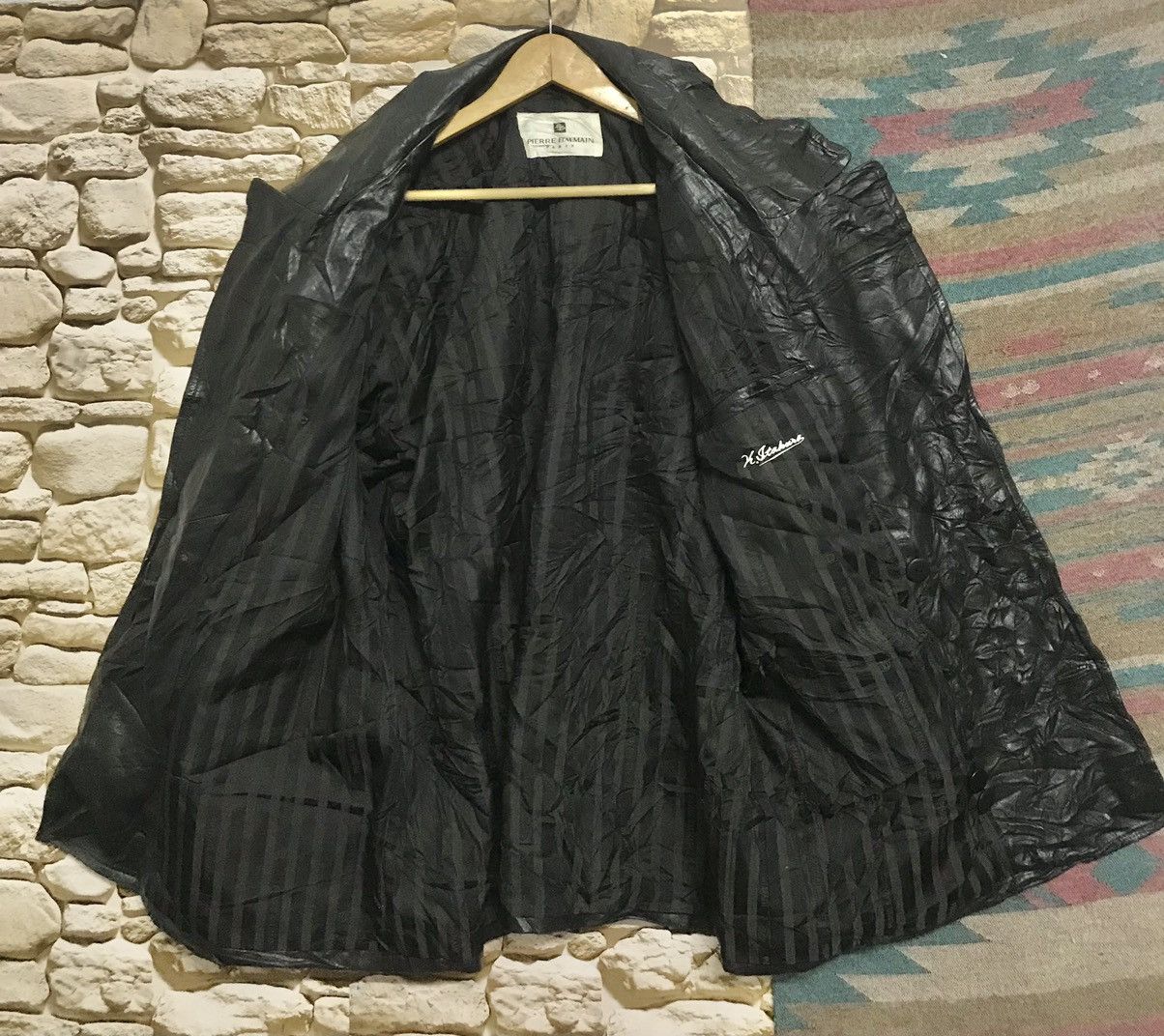 Pierre Balmain Pierre Balmain Paris Leather Jacket Size US XL / EU 56 / 4 - 3 Thumbnail