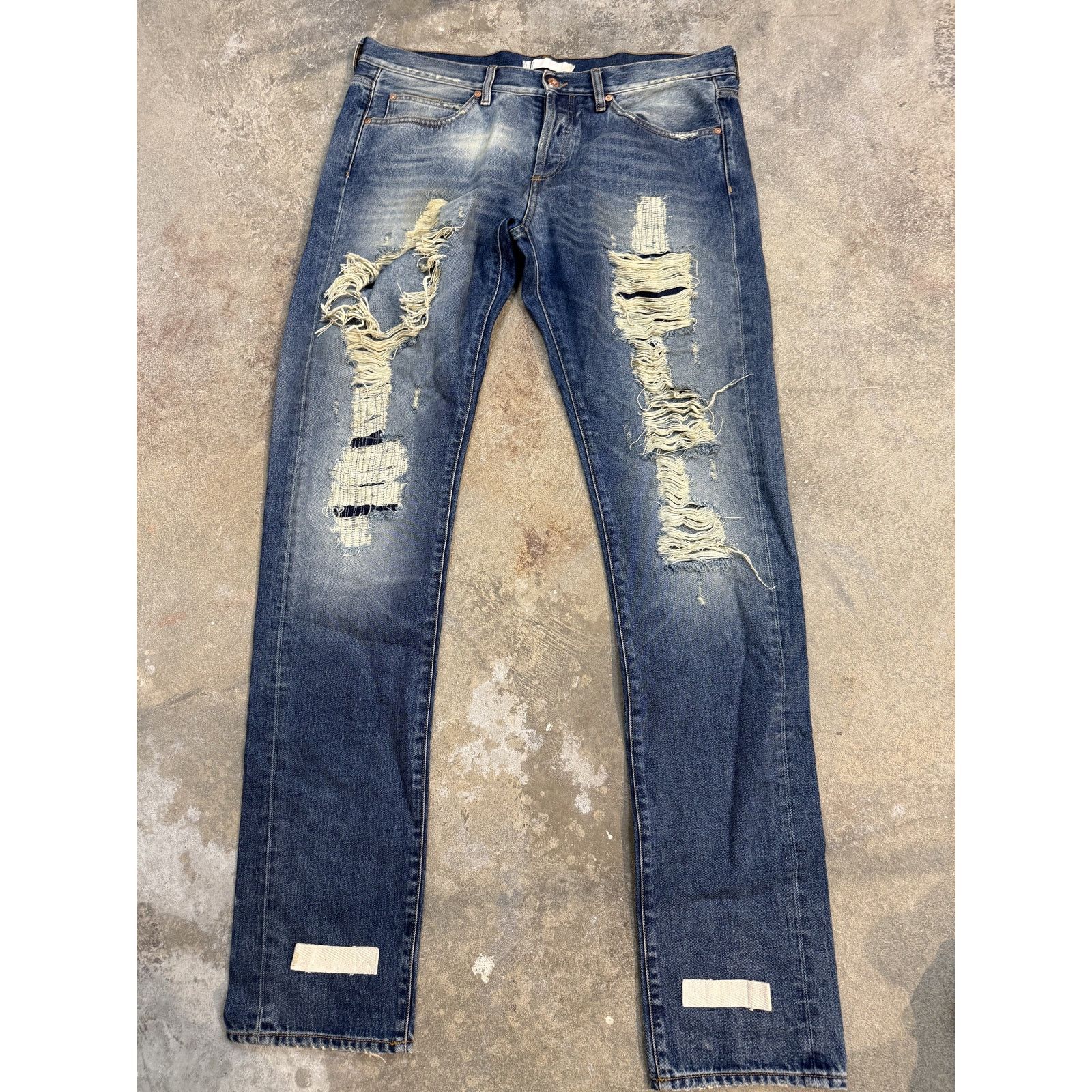 Off-White Off-White Jeans Light Wash Yellow 36 Used Size US 36 / EU 52 - 1 Thumbnail
