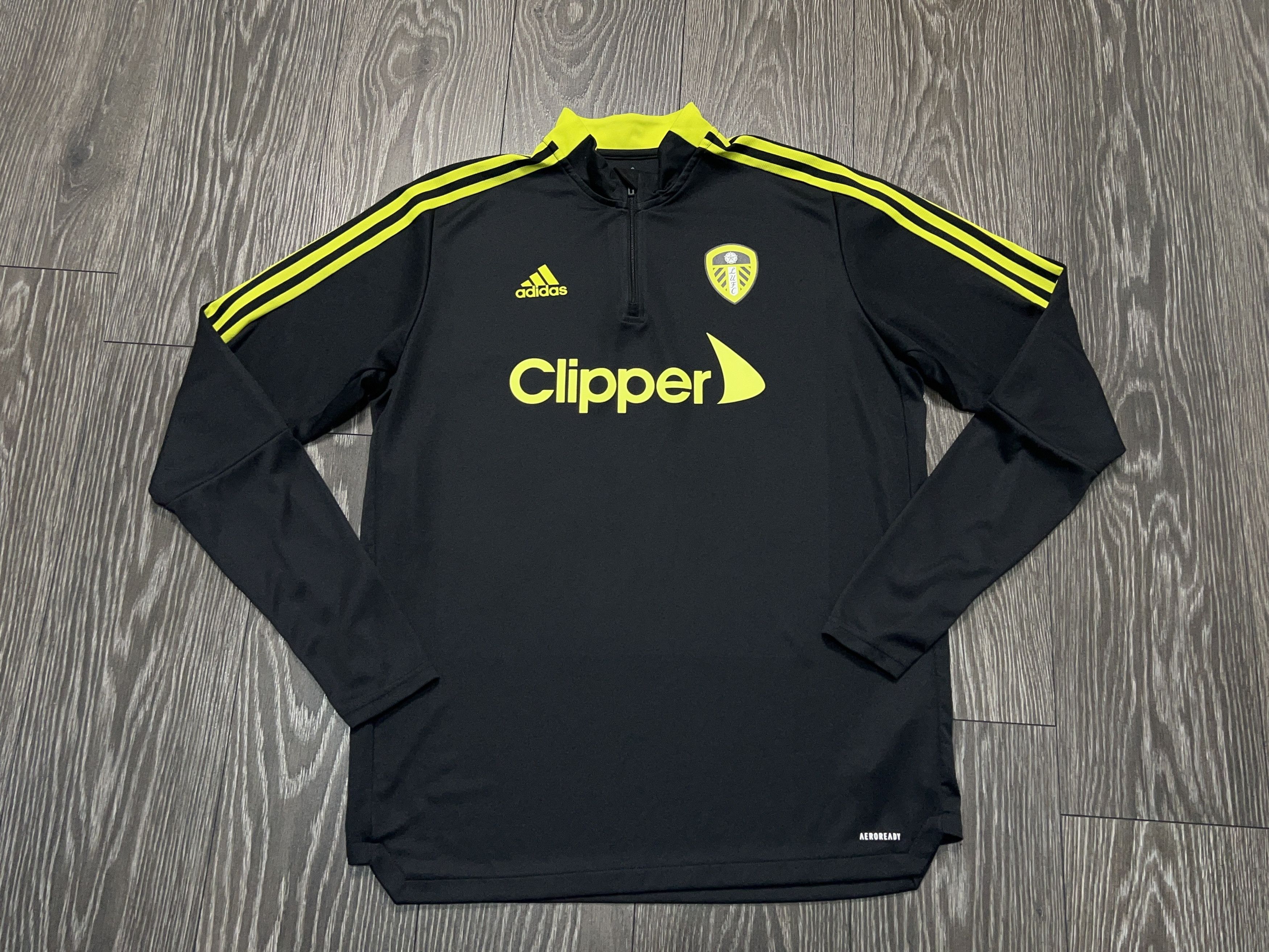 Adidas Leeds United 2021 Soccer Football Training Track Top Jacket Size US XL / EU 56 / 4 - 1 Thumbnail