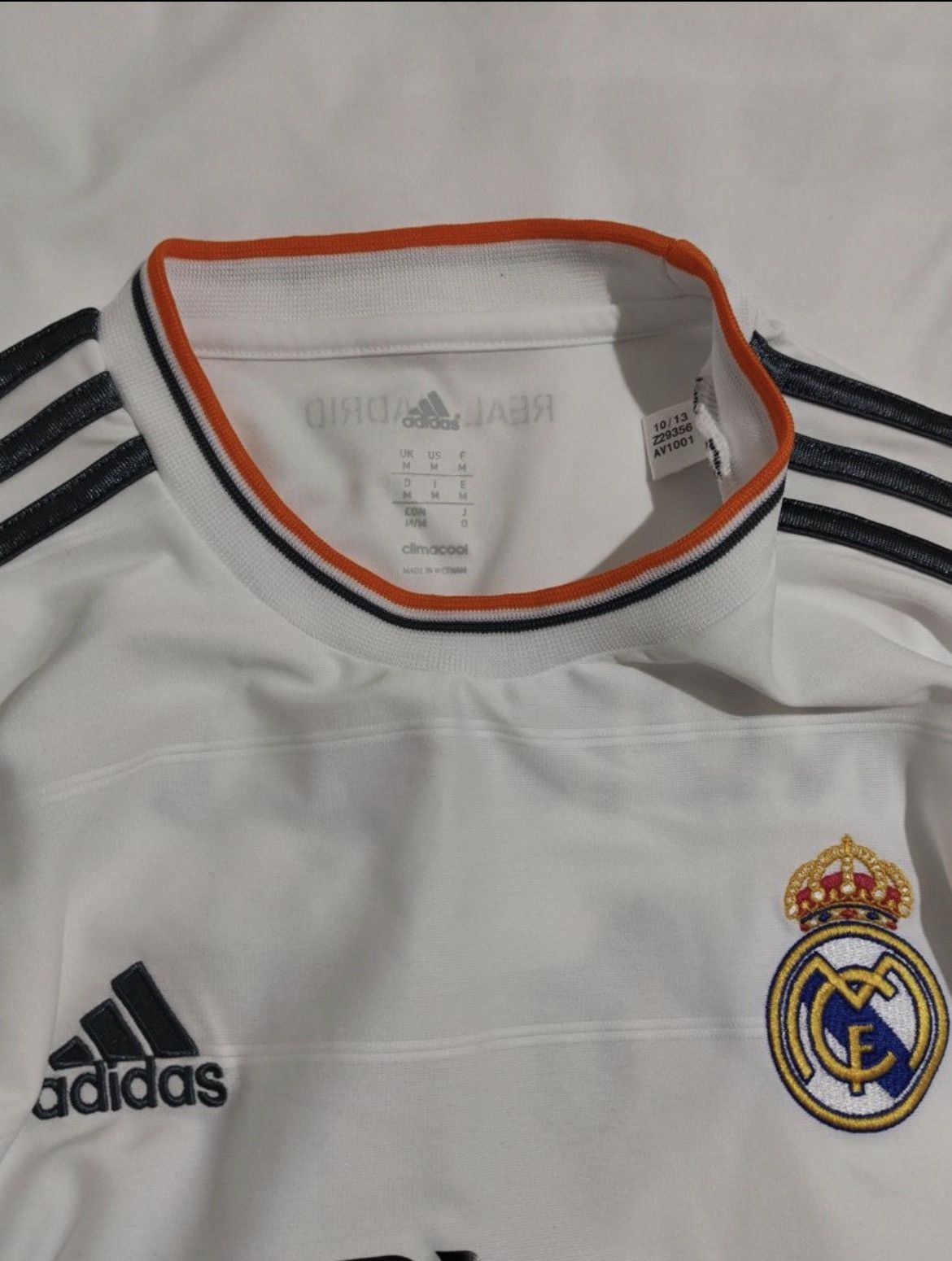 Adidas Adidas Real Madrid 2013-14 Home Jersey "La Décima" Season Size US M / EU 48-50 / 2 - 4 Thumbnail
