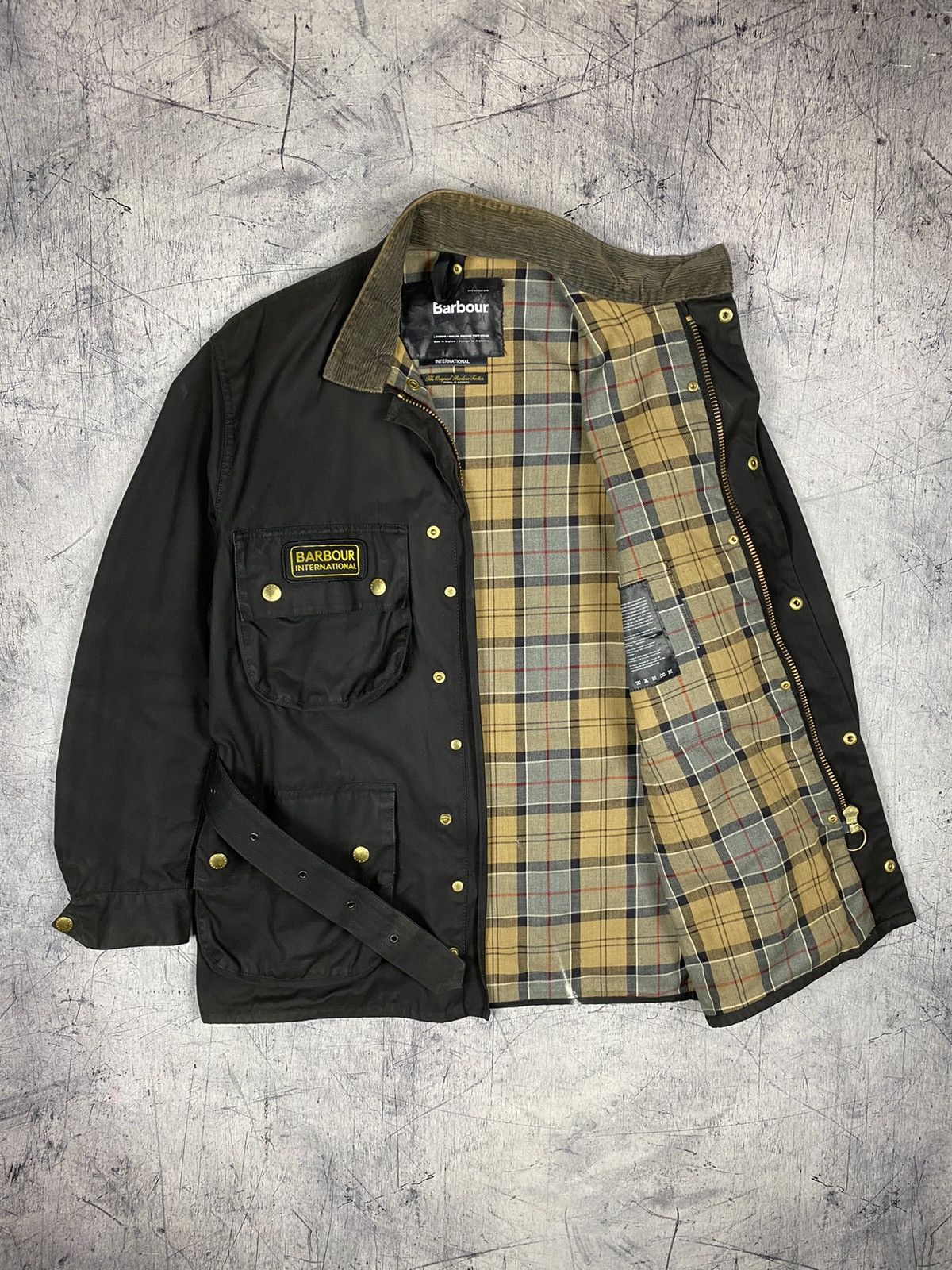 Barbour Vintage Barbour International A7 Waxed Jacket Size US L / EU 52-54 / 3 - 10 Thumbnail
