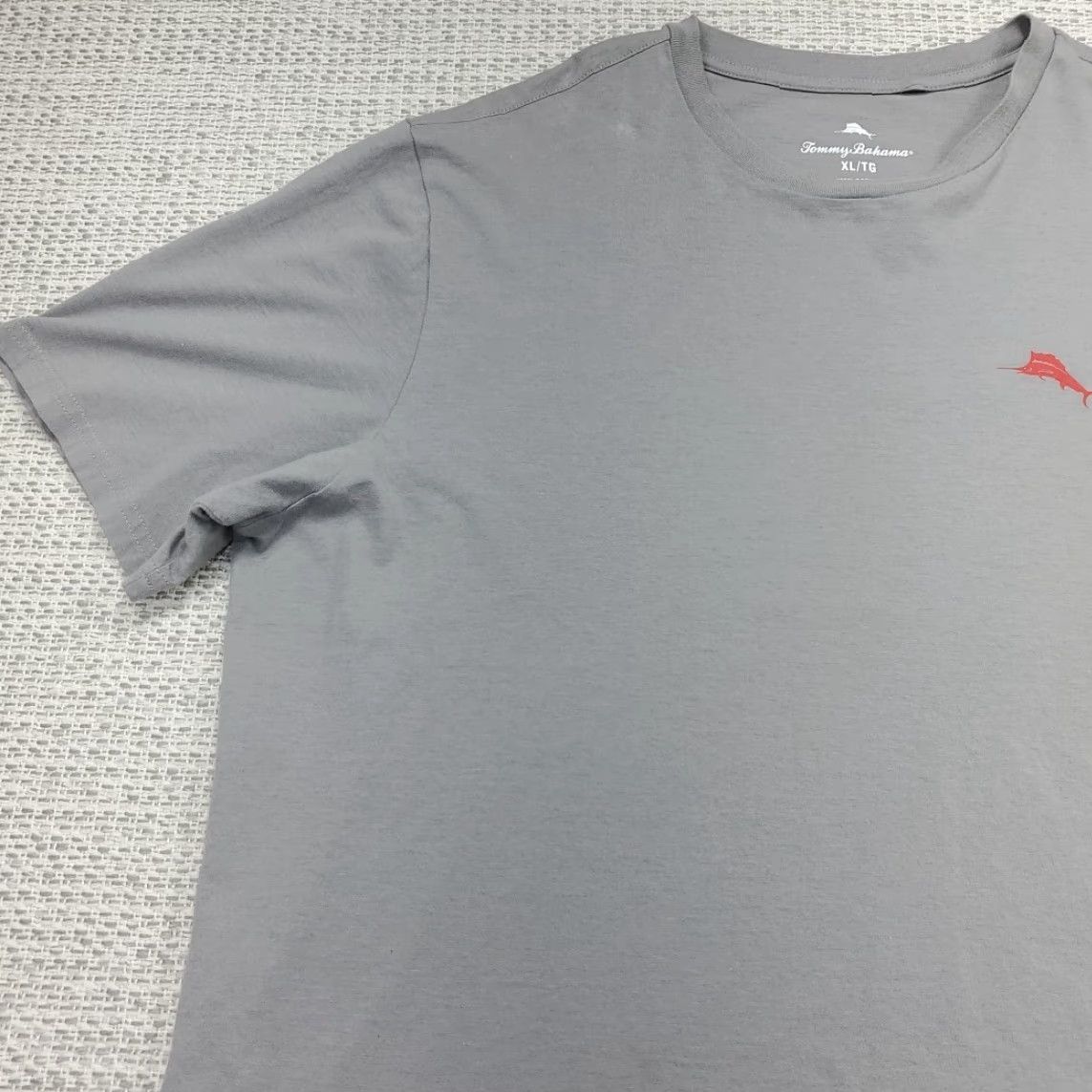 Tommy Bahama Tommy Bahama T Shirt Mens XL Tees The Season Christmas Gray Short Sleeve Shirt Mens XL Gray Tommy Bahama Graphic Tee Size US XL / EU 56 / 4 - 3 Thumbnail