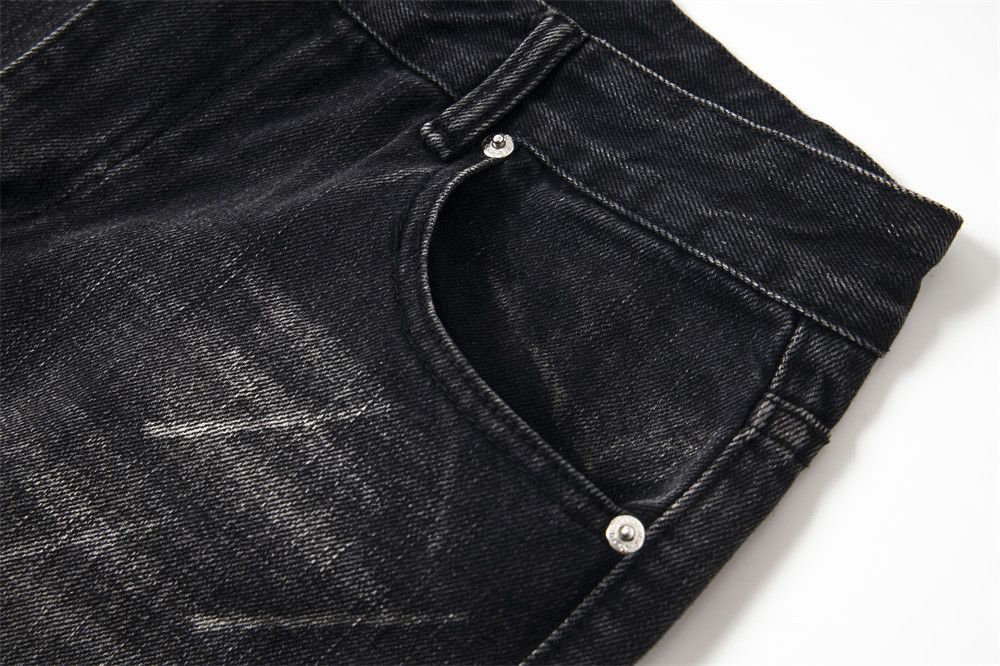 Japanese Brand × Vintage Men's casual punk distressed loose wide-leg washed jeans Size US 32 / EU 48 - 6 Thumbnail