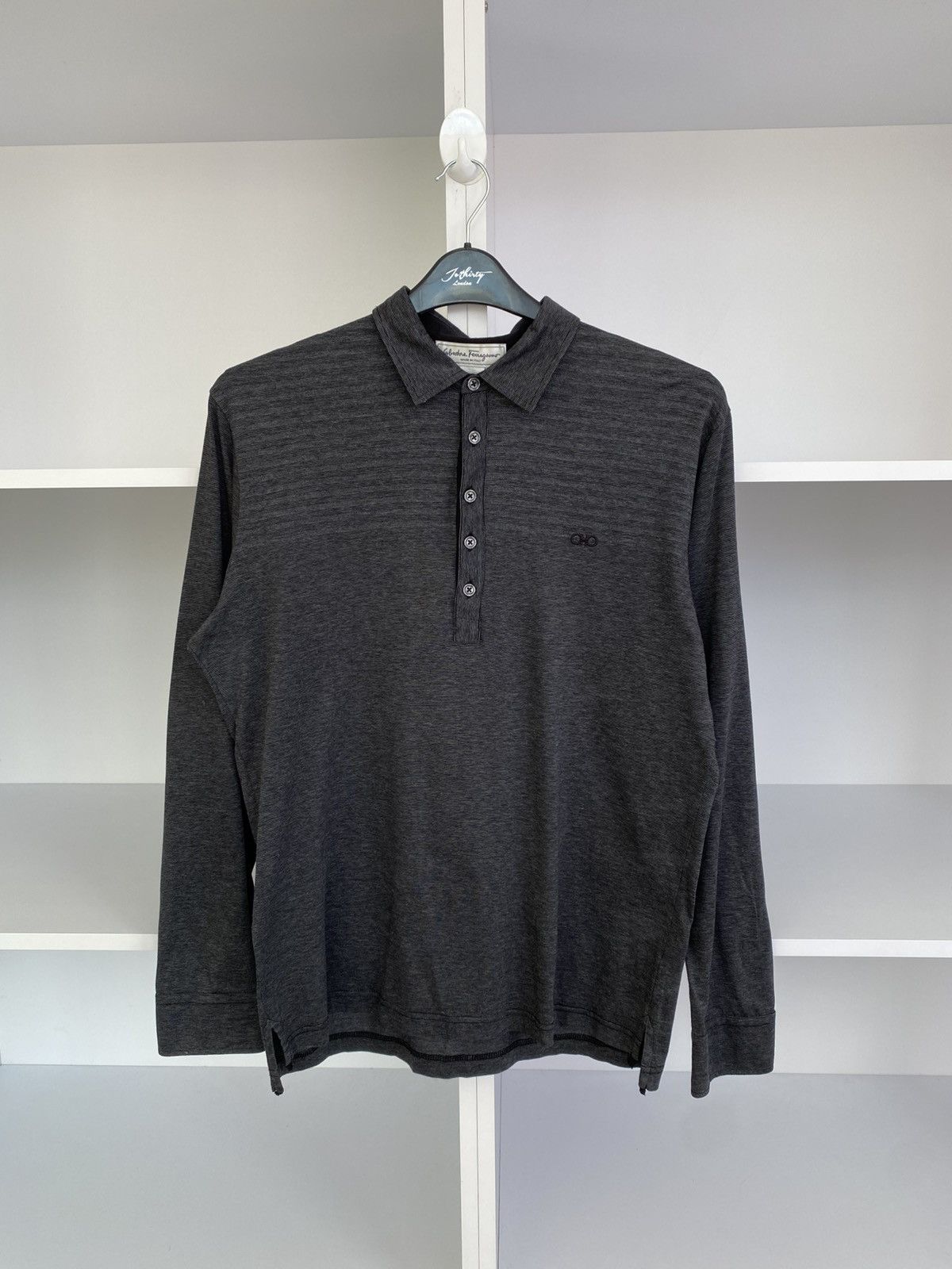 【Salvatore Ferragamo】1990s Polo Shirt Rare Design Vintage Brand Salvatore Ferragamo Polos 1990s - Etsy