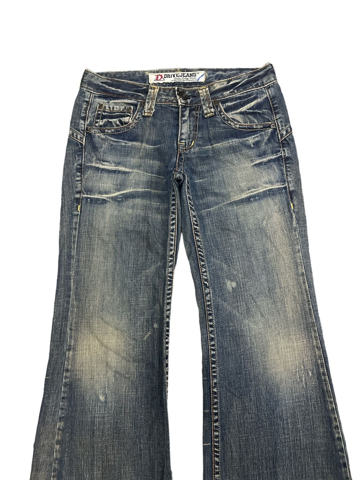Other FLARED💥DRIVE JEANS DISTRESSED DENIM PANT Size US 28 / EU 44 - 3 Thumbnail