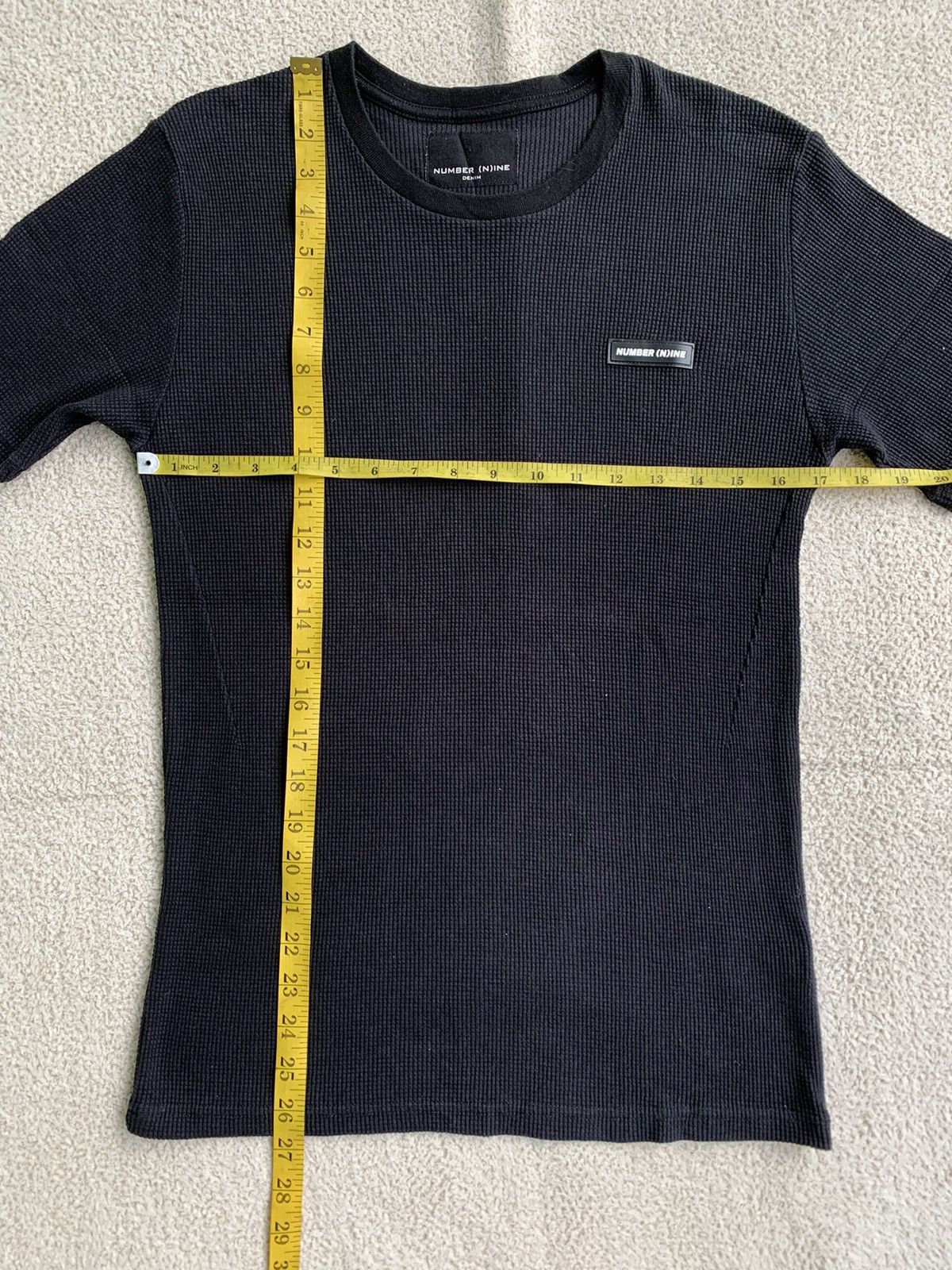 Japanese Brand × Number (N)ine × Vintage VTG Number Nine Denim Combat Tshirt Size US S / EU 44-46 / 1 - 8 Thumbnail