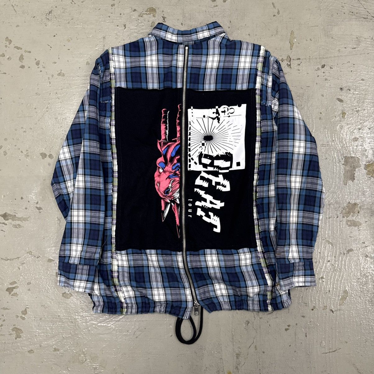 Diesel Diesel Rebuild Patchwork Back Zip Flannel Riot Punk Size US L / EU 52-54 / 3 - 2 Thumbnail
