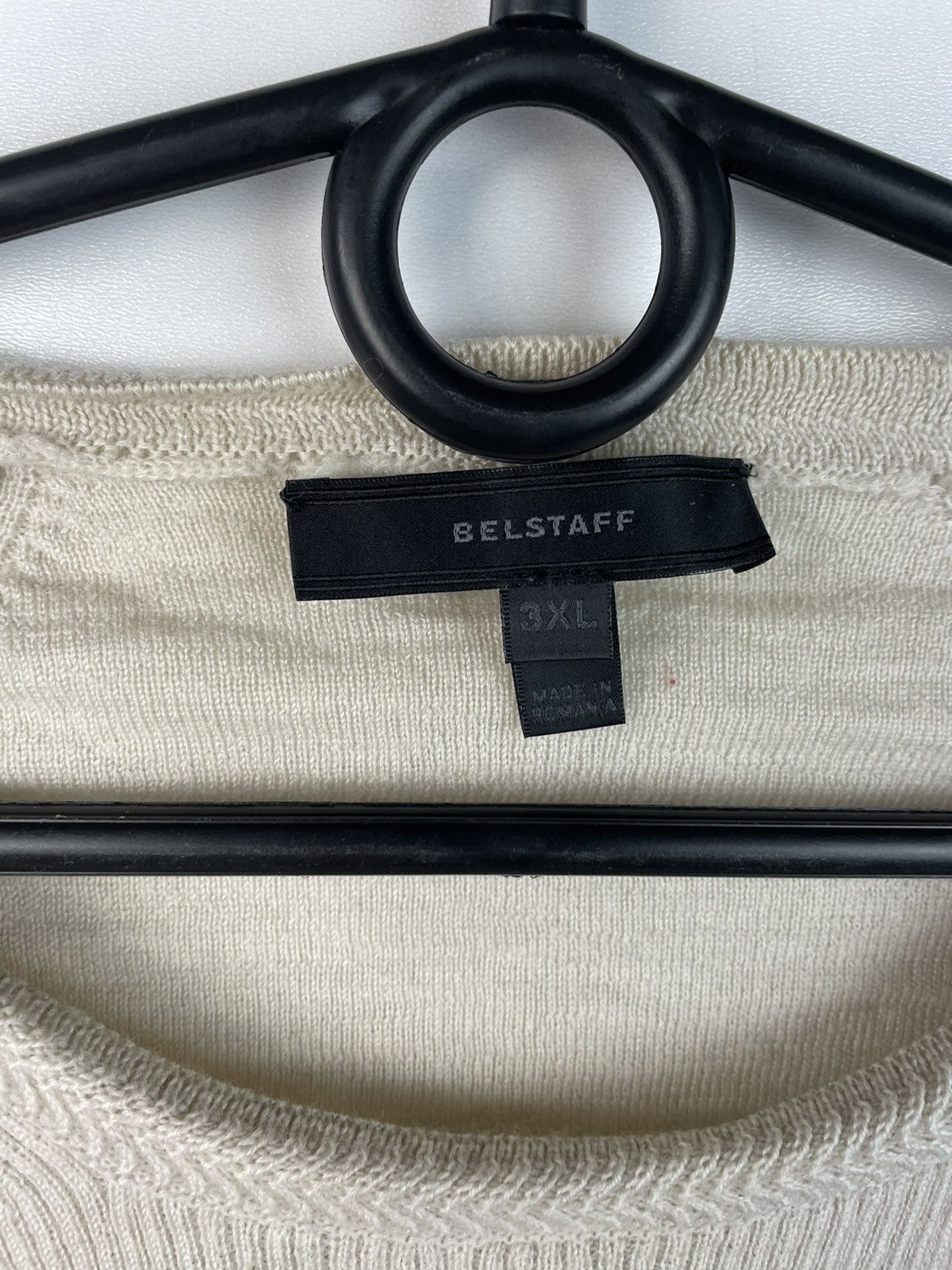 Belstaff Belstaff Wool Patch Sweater Beige Size XXXL Size US XXL / EU 58 / 5 - 4 Thumbnail