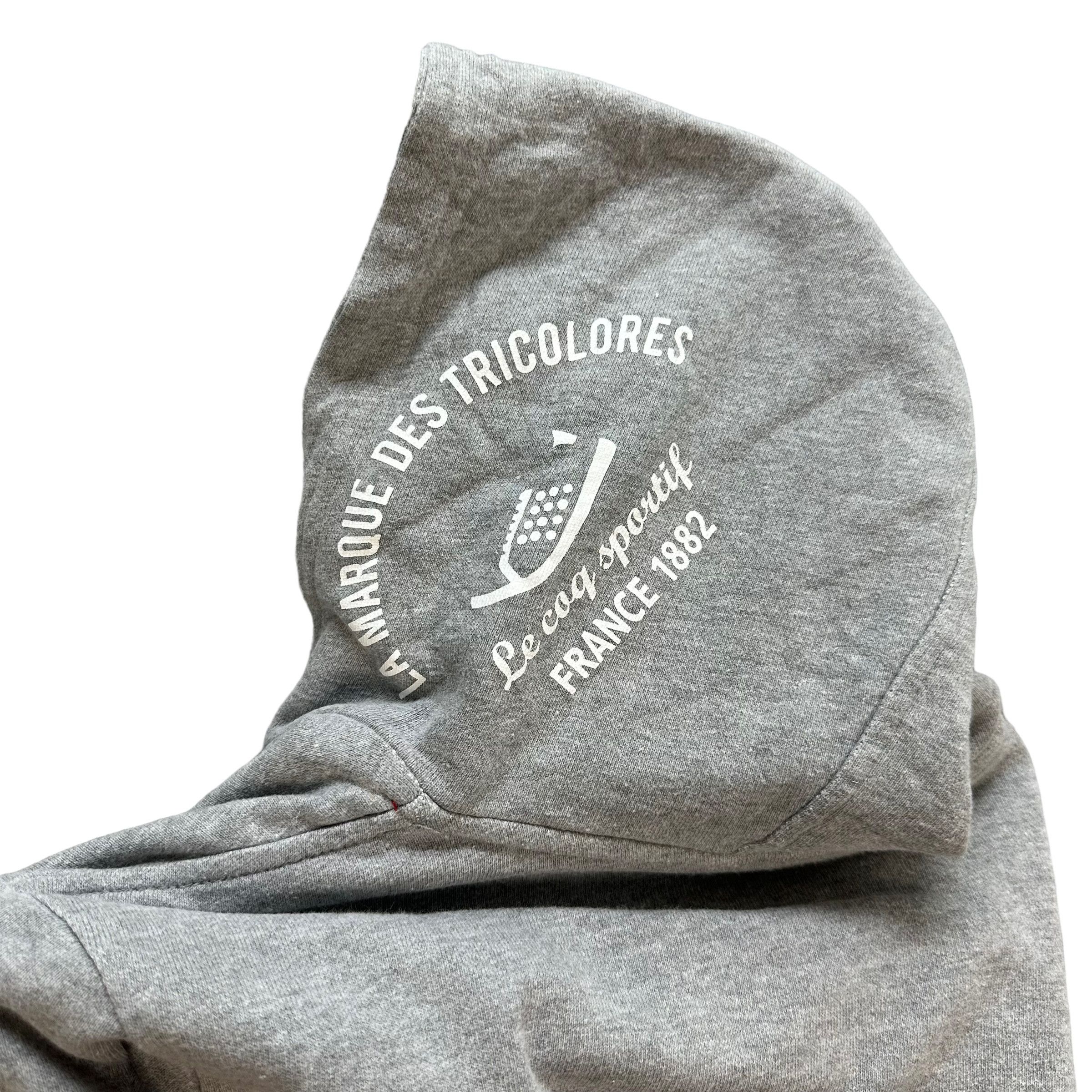 Le Coq Sportif LE COQ SPORTIF Big Logo Zipper Hoodie Sweatshirt #A5-0129 Size L / US 10 / IT 46 - 12 Thumbnail